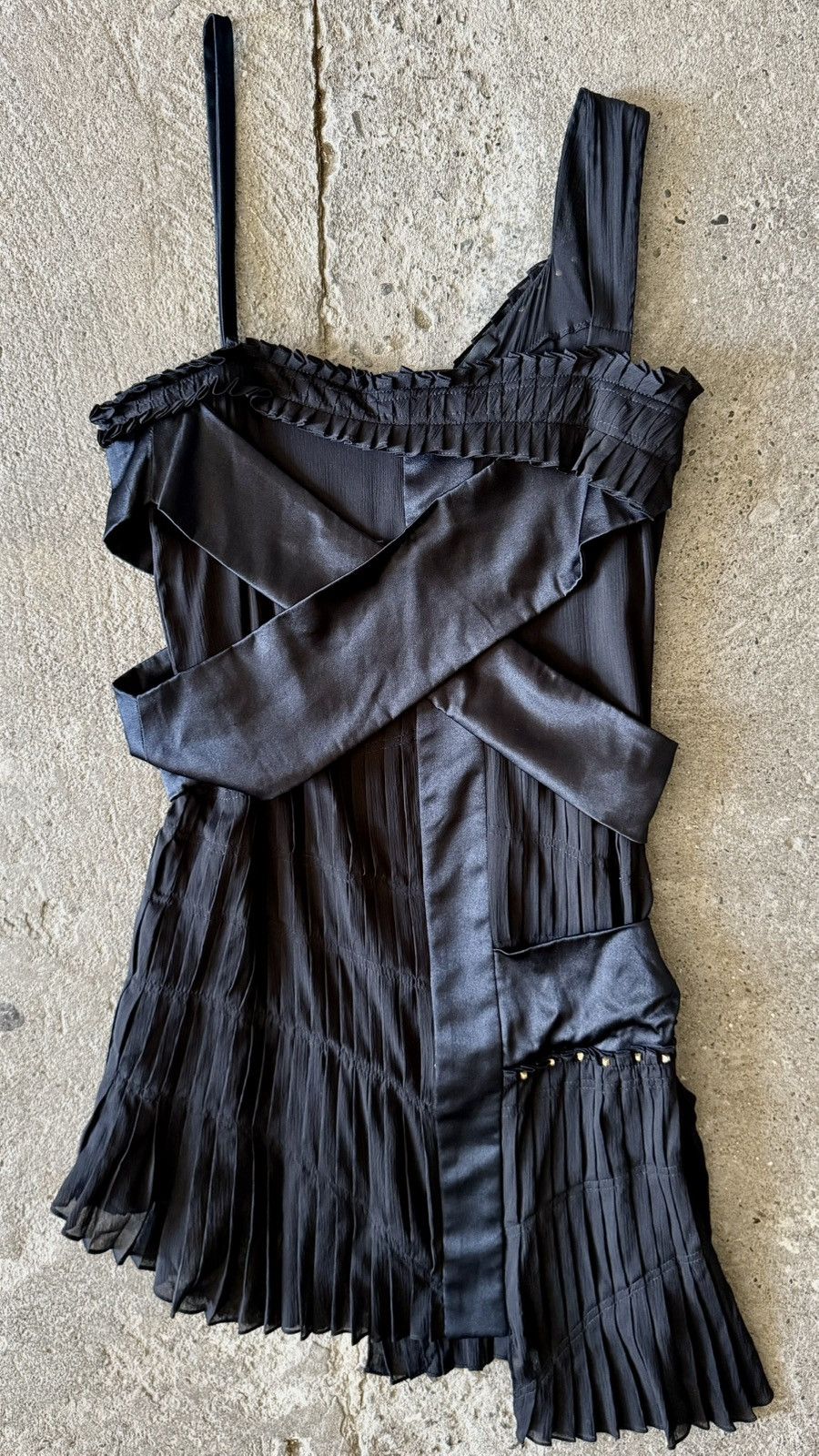 Gucci Gucci - Tom Ford - FW2003 - Cut out Silk - Evening dress Size XS / US 0-2 / IT 36-38 - 1 Thumbnail
