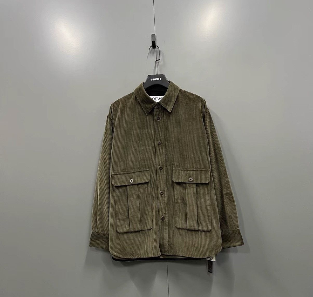 Loewe LOEWE Corduroy Lapel Long Sleeve Shirt J41 Size US M / EU 48-50 / 2 - 1 Thumbnail