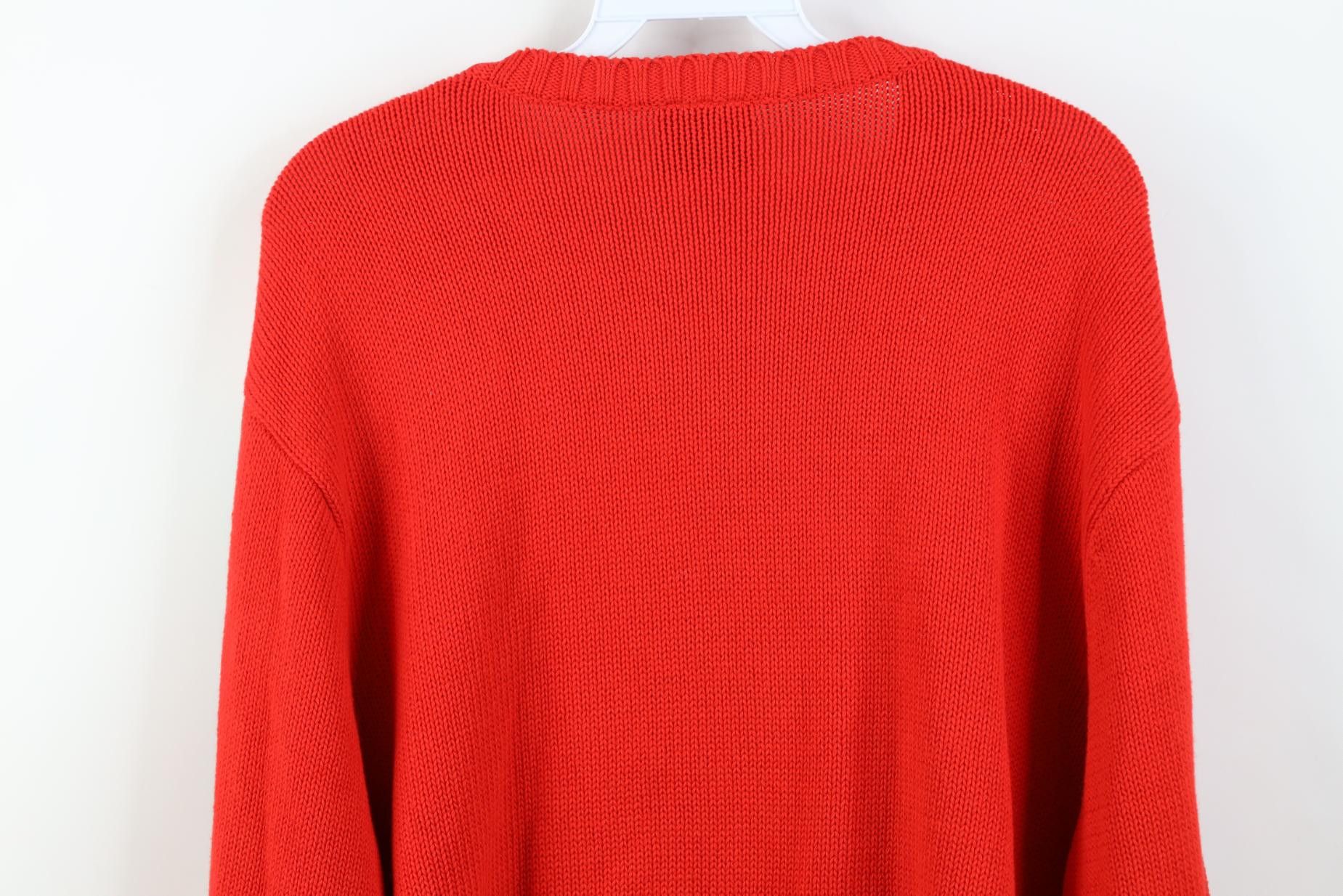 Polo Ralph Lauren Deadstock Vintage 90s Ralph Lauren Cotton Crewneck Sweater Size US XL / EU 56 / 4 - 10 Thumbnail