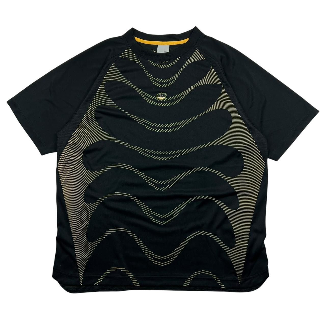 Nike Vintage 2000s Nike TN Vein T-Shirt Black & Gold - Large Size US L / EU 52-54 / 3 - 1 Thumbnail