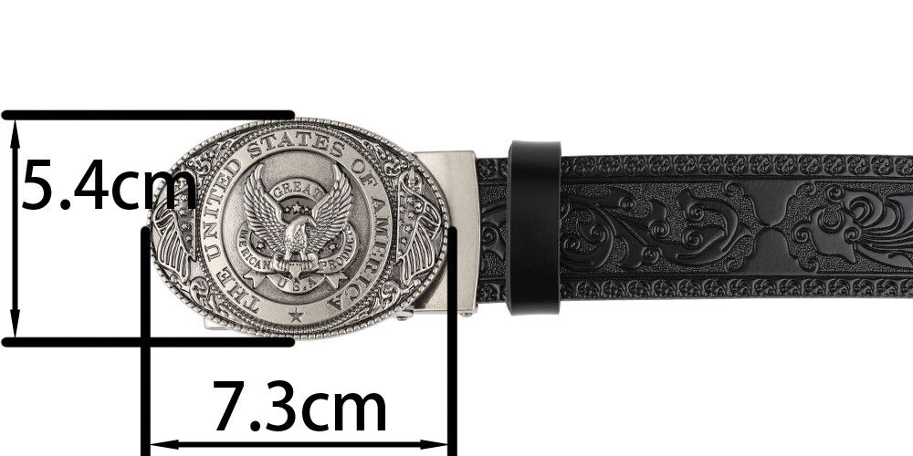 Designer Retro Vintage Belt Riveted Belts Menswear Accessories Size ONE SIZE - 2 Thumbnail