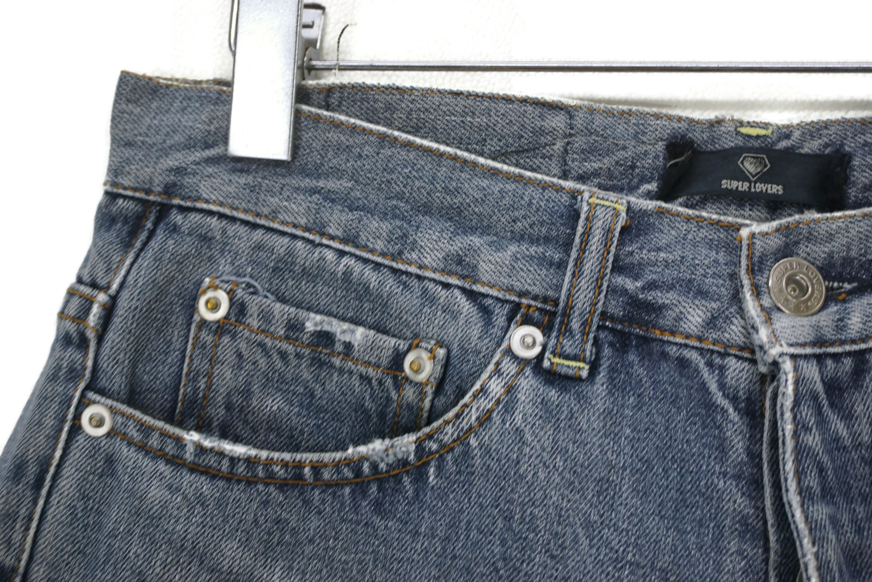 Japanese Brand Super Lovers Jeans fit W31xL28 Lovers Rock Punk Ankle Denim Size US 30 / EU 46 - 4 Thumbnail