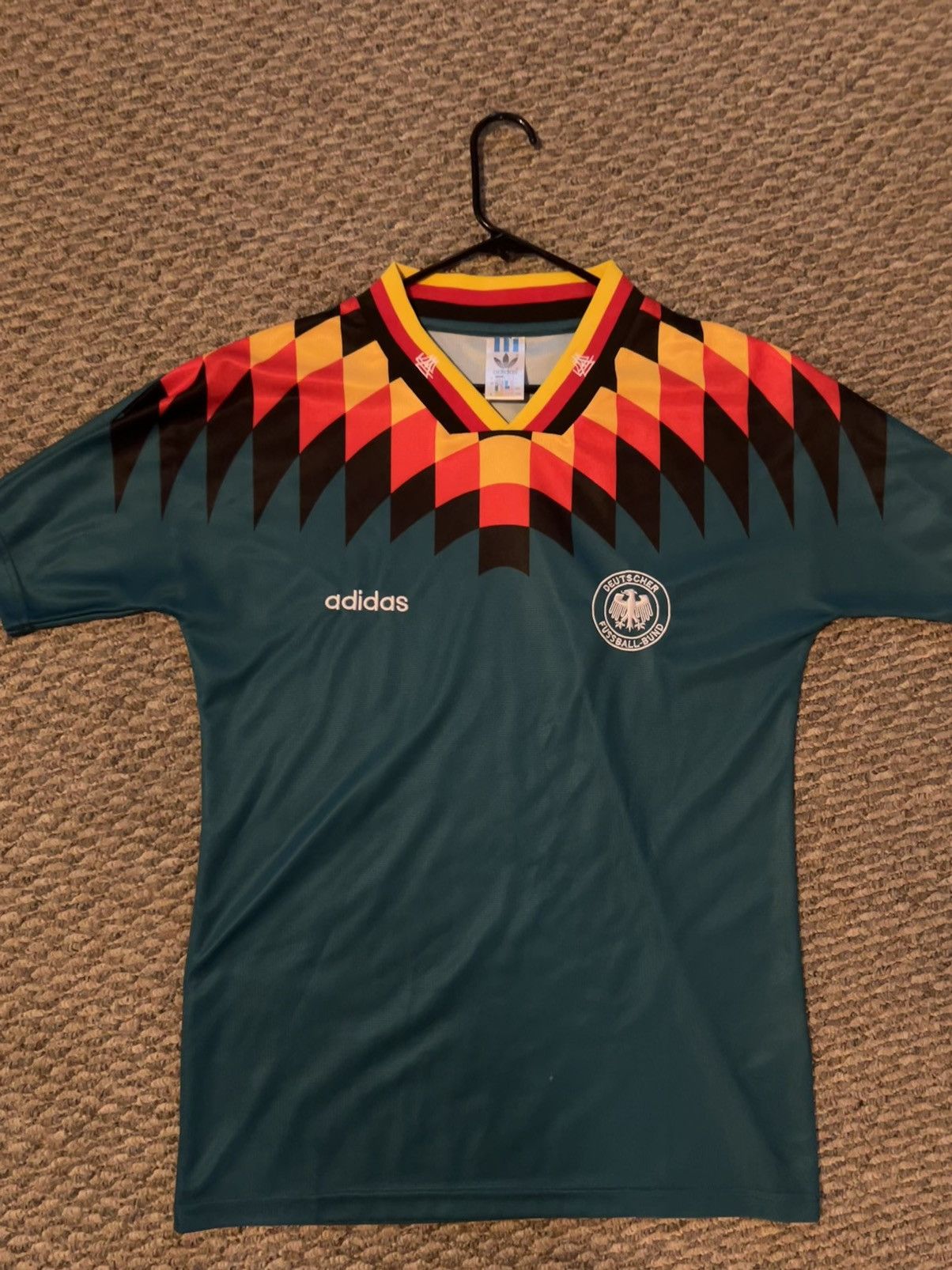 Adidas Vintage Green Adidas Germany Jersey Size US M / EU 48-50 / 2 - 1 Thumbnail
