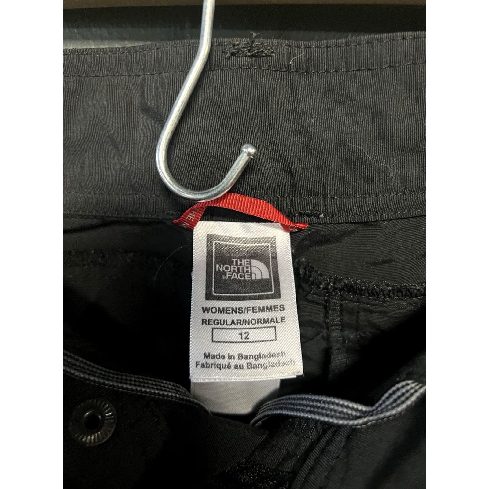 The North Face The North Face Womens Black Convertible Outdoor Hiking Pants Nylon Size 12 Women Pants Black Convertible Nylon 12 Size 34" / US 12 / IT 48 - 3 Thumbnail