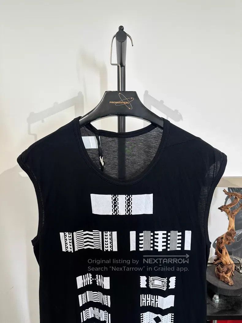 Boris Bidjan Saberi Boris Bidjan Saberi Printed sleeveless tank top with graph Size L / US 10 / IT 46 - 3 Thumbnail