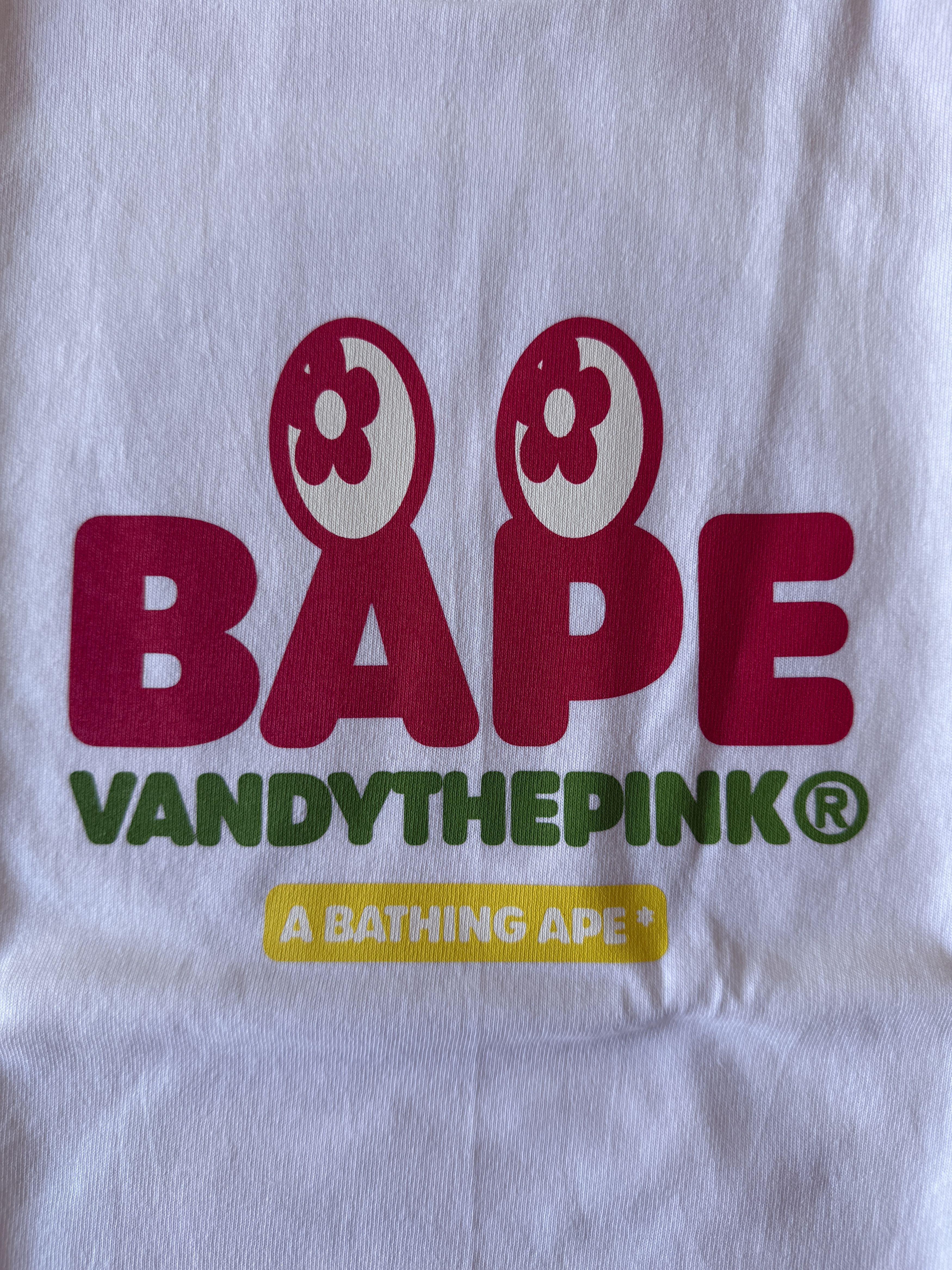 Bape BAPE GALLERY X VandyThePink BABY MILO TEE Size US M / EU 48-50 / 2 - 3 Thumbnail