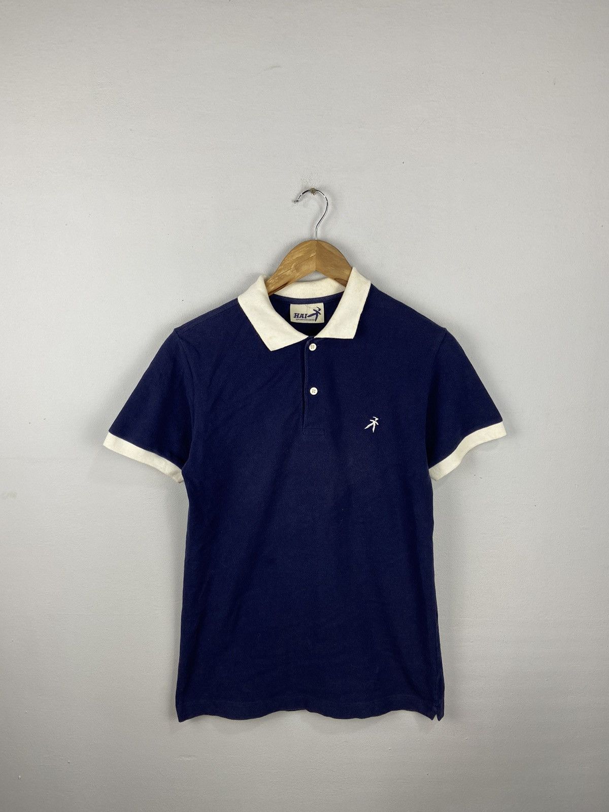 Vintage Hai Sportinggear Issey Miyake Polo Shirt Size US M / EU 48-50 / 2 - 1 Thumbnail
