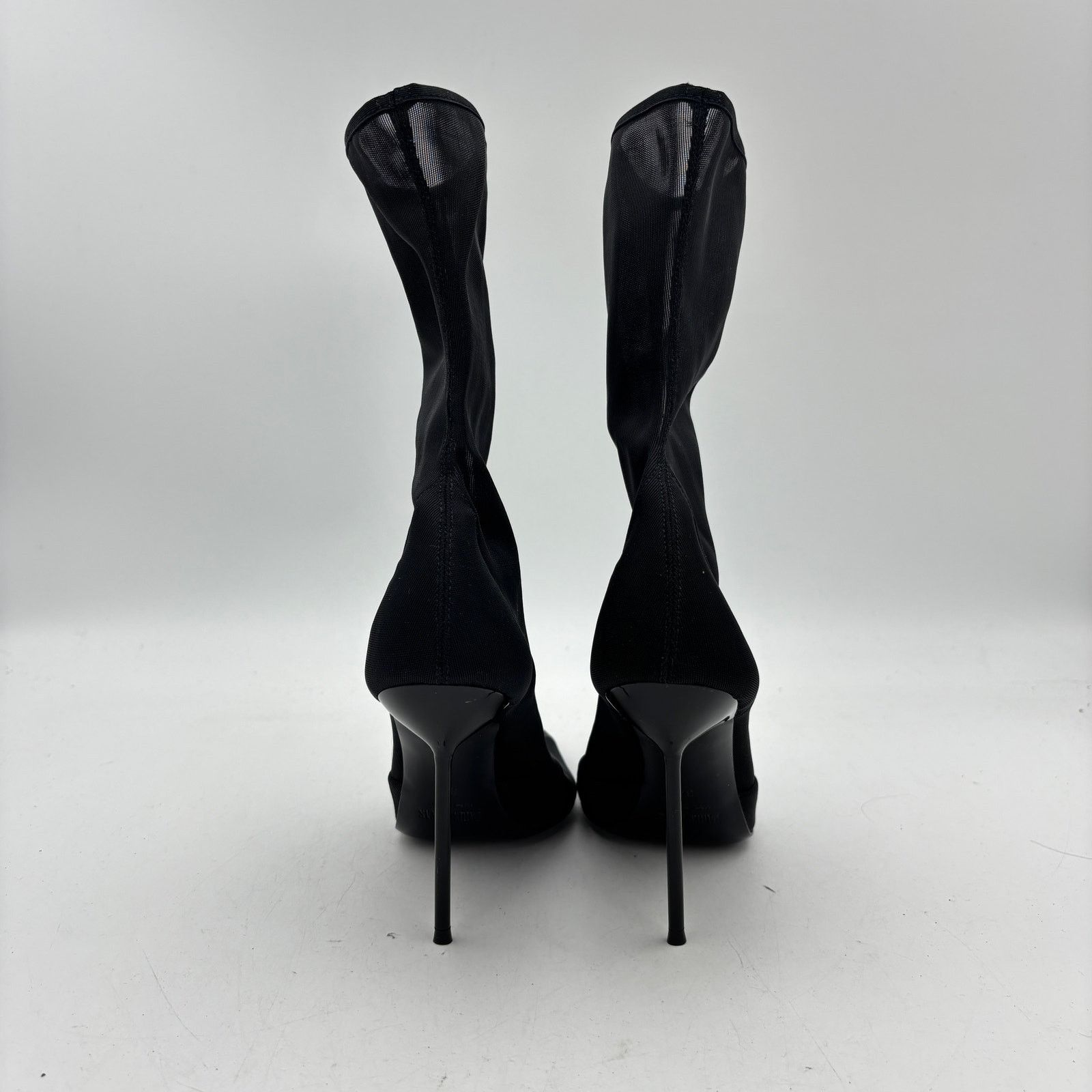 Paris Texas $895 Paris Texas Lidia Ankle Boot Stretch Black Mesh 37 US 7 Size US 7 / IT 37 - 4 Thumbnail