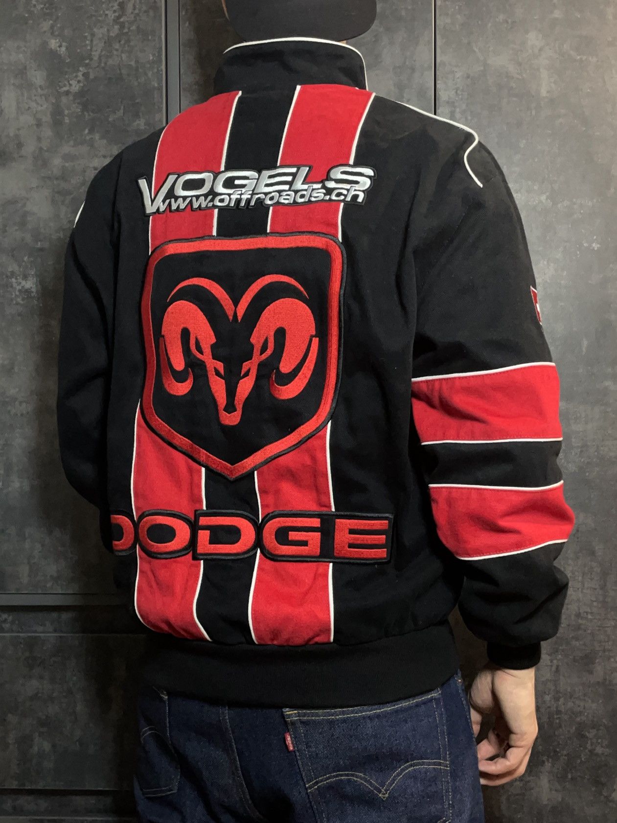 Vintage Vintage Dodge Racing Bomber Jacket Y3 MM6 424 Kith Jh Design Size US L / EU 52-54 / 3 - 3 Thumbnail