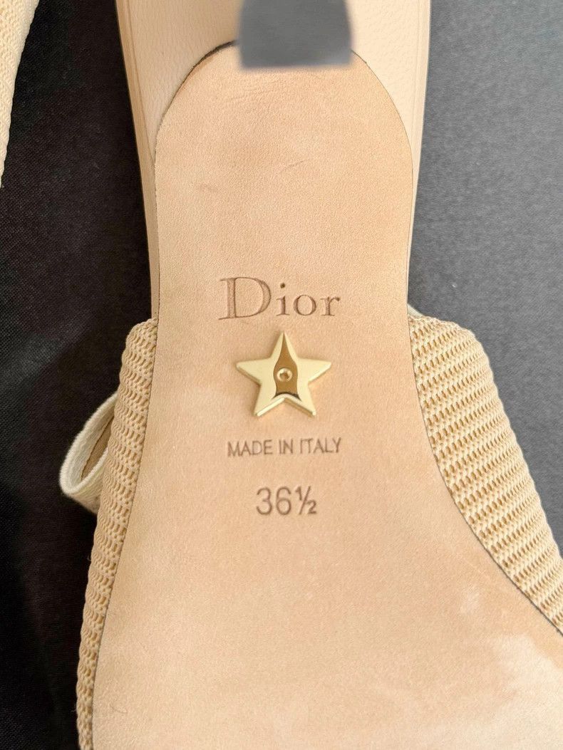 Dior New Dior Beige Sandals Size 36.5-2506 Size US 5.5 / IT 35.5 - 6 Thumbnail