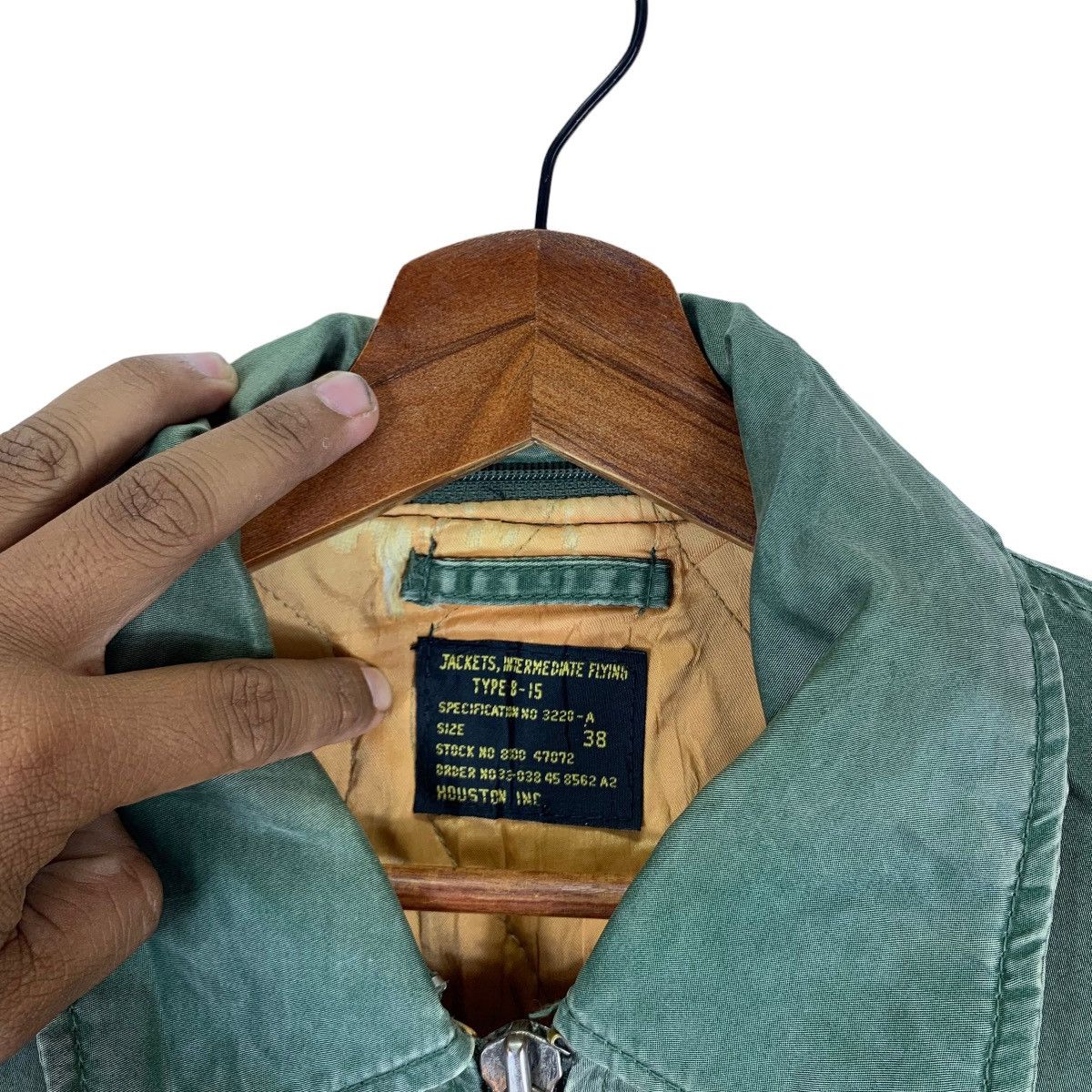 Alpha Industries VINTAGE HOUSTON B-15 BOMBER ZIPPER JACKET Size US M / EU 48-50 / 2 - 7 Thumbnail