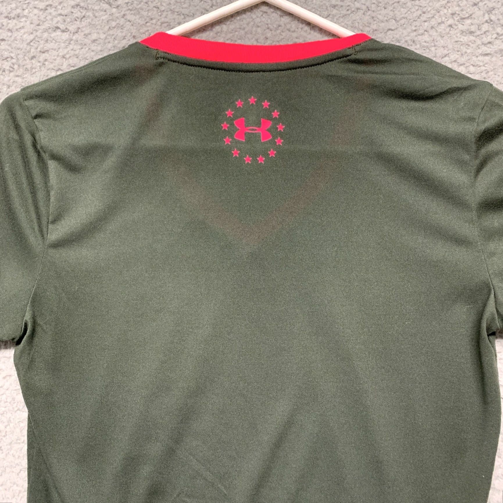 Vintage Heat Gear Womens Top Short Sleeve Gray Pink XS Wounded Warrior Project Loose Fit T-Shirt Size XS / US 0-2 / IT 36-38 - 5 Thumbnail