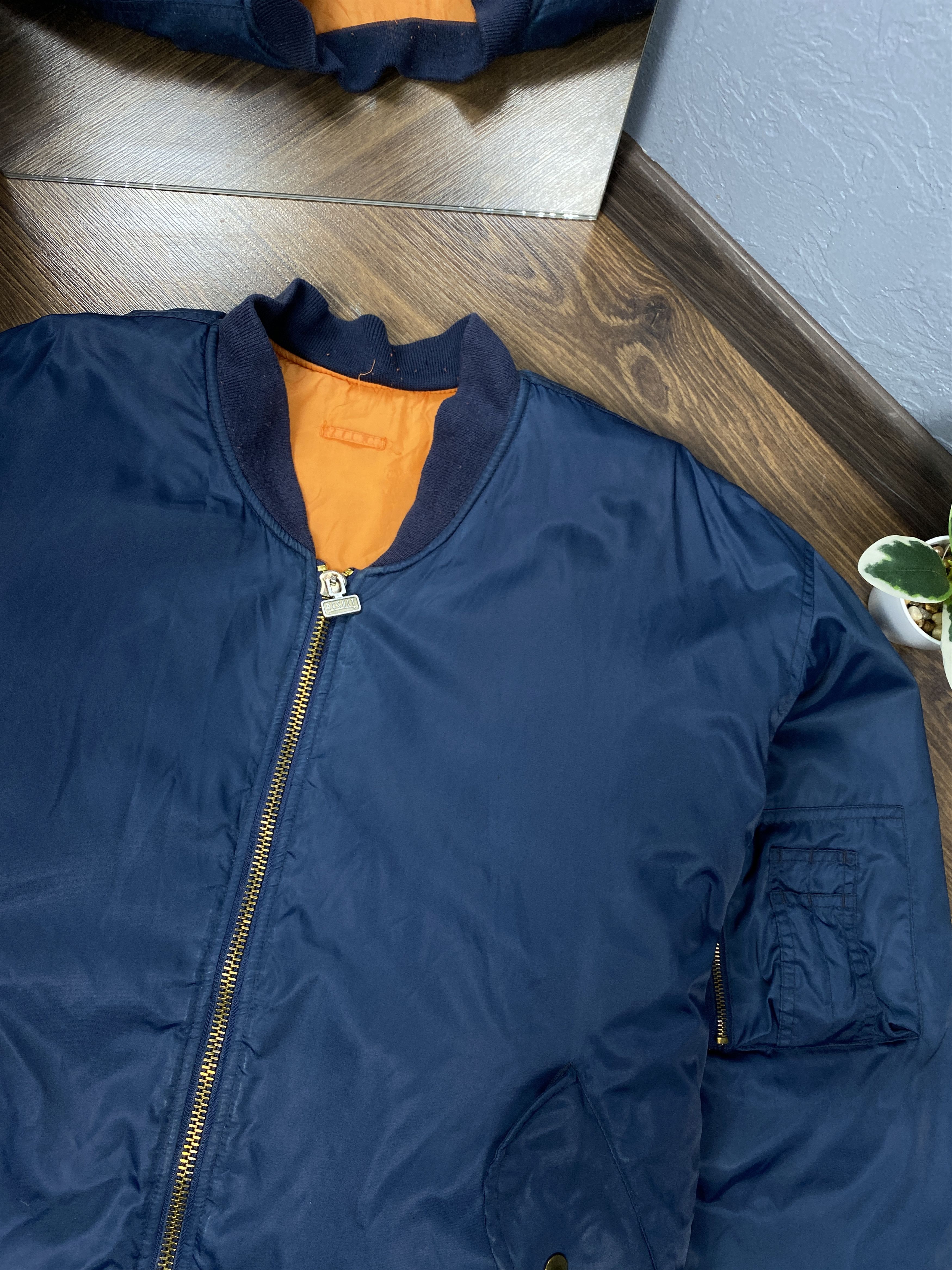 Vintage Result Vintage MA-1 USAF reversible bomber jacket Size US XXL / EU 58 / 5 - 2 Thumbnail