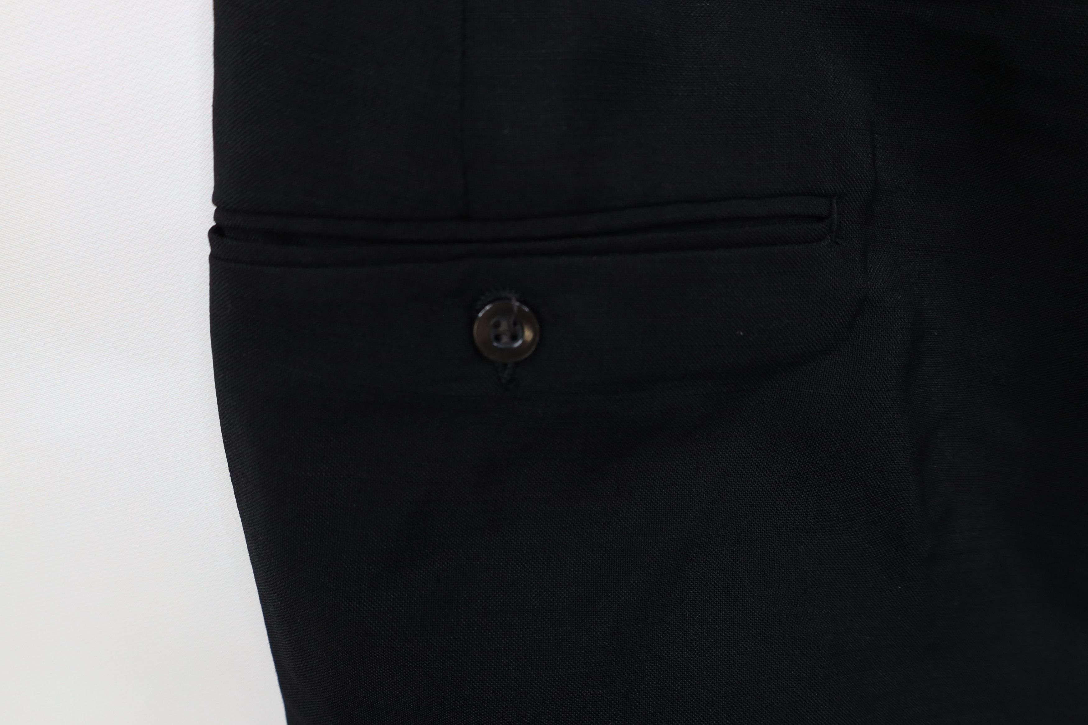 Vintage Vintage 50s Rockabilly Gabardine Knit Chino Pants Black USA Size US 42 / EU 58 - 12 Thumbnail