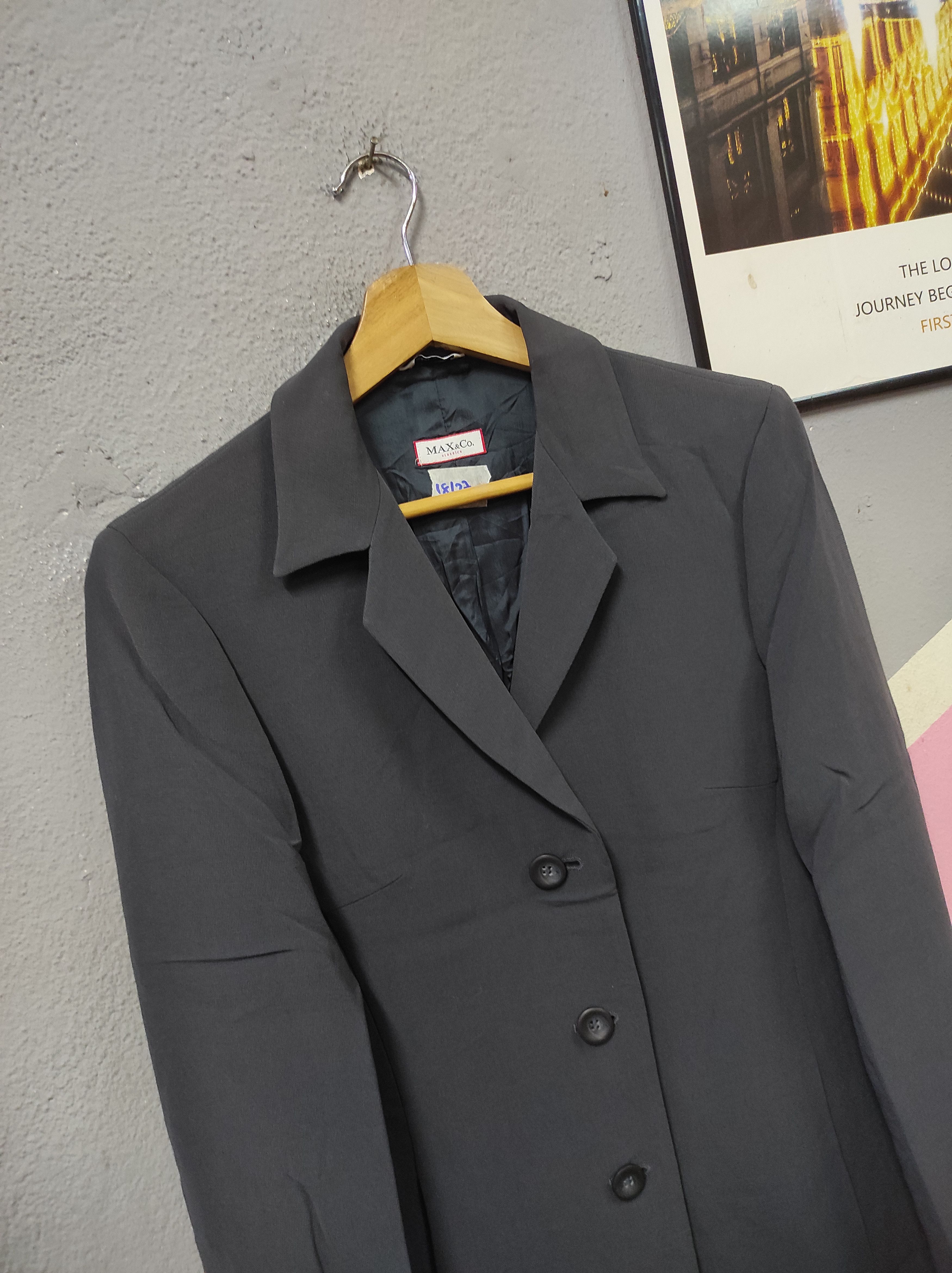 MAX&Co. × Max Mara MAX & CO CLASSICS OVERCOAT LONG JACKET SUN FADED Size S / US 4 / IT 40 - 3 Thumbnail