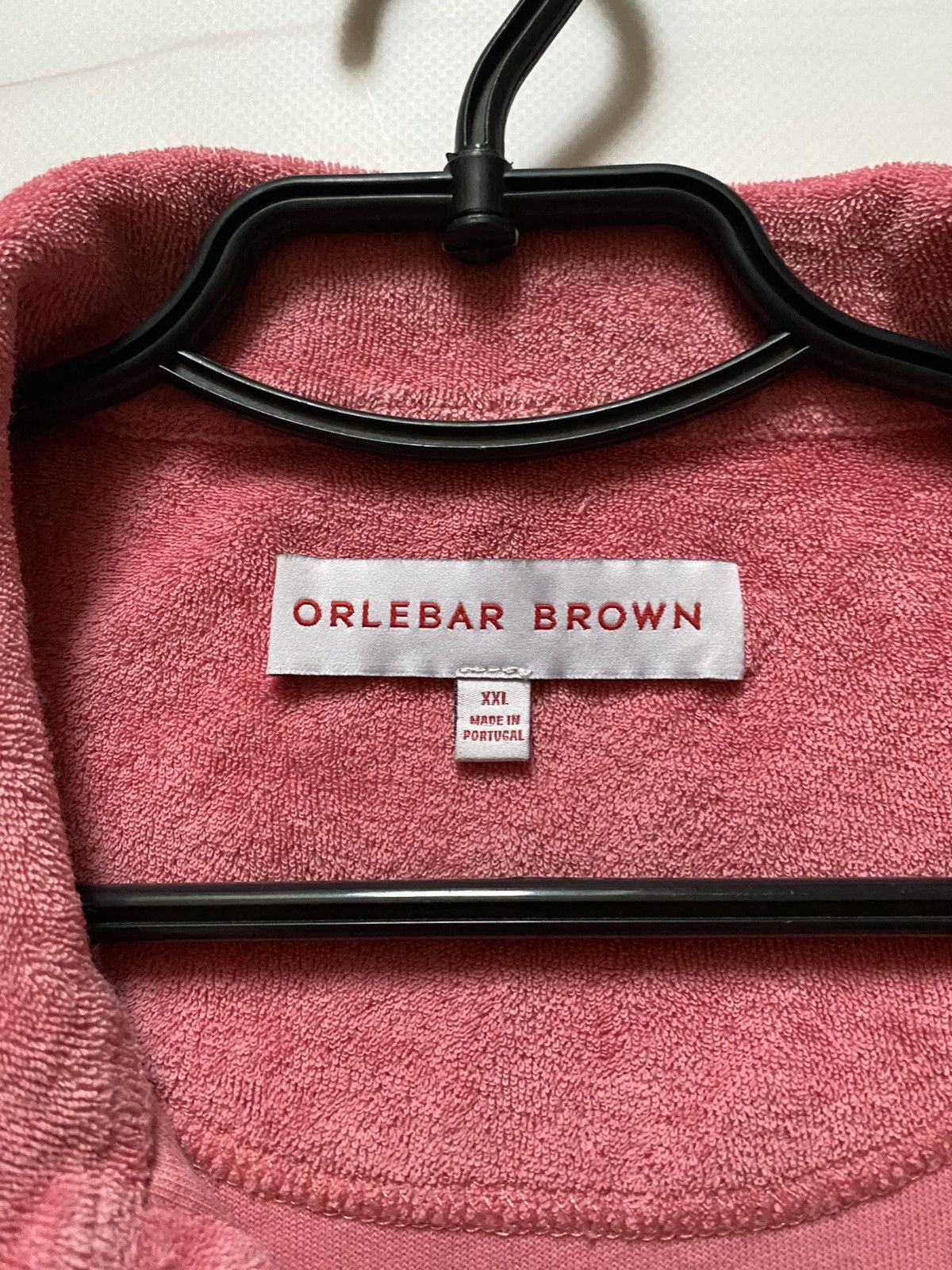 Orlebar Brown Orlebar Brown Terry Watermelon towelling polo t shirt Size US XXL / EU 58 / 5 - 3 Thumbnail