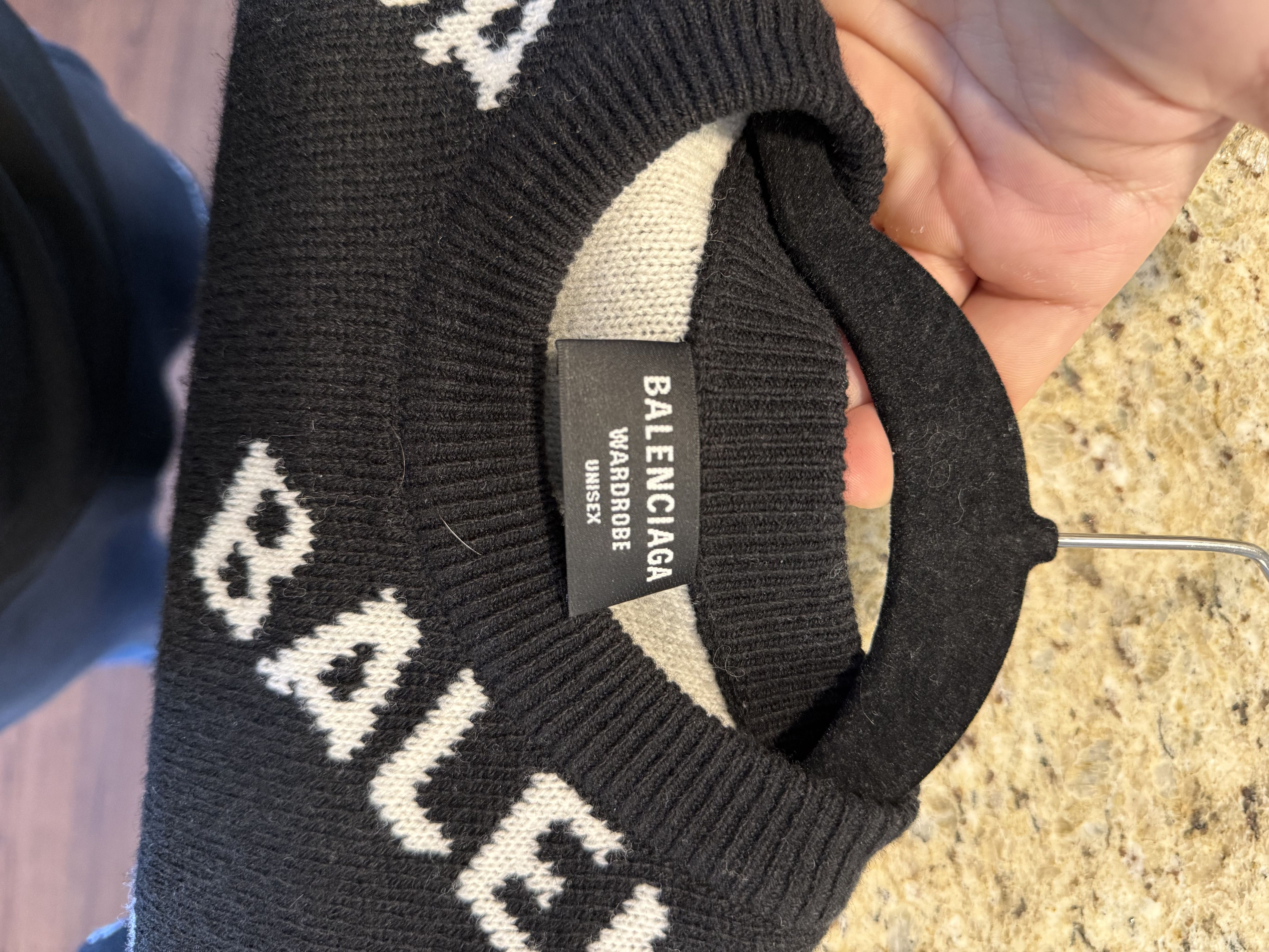 Balenciaga All Over Knit Sweater Size US S / EU 44-46 / 1 - 4 Thumbnail