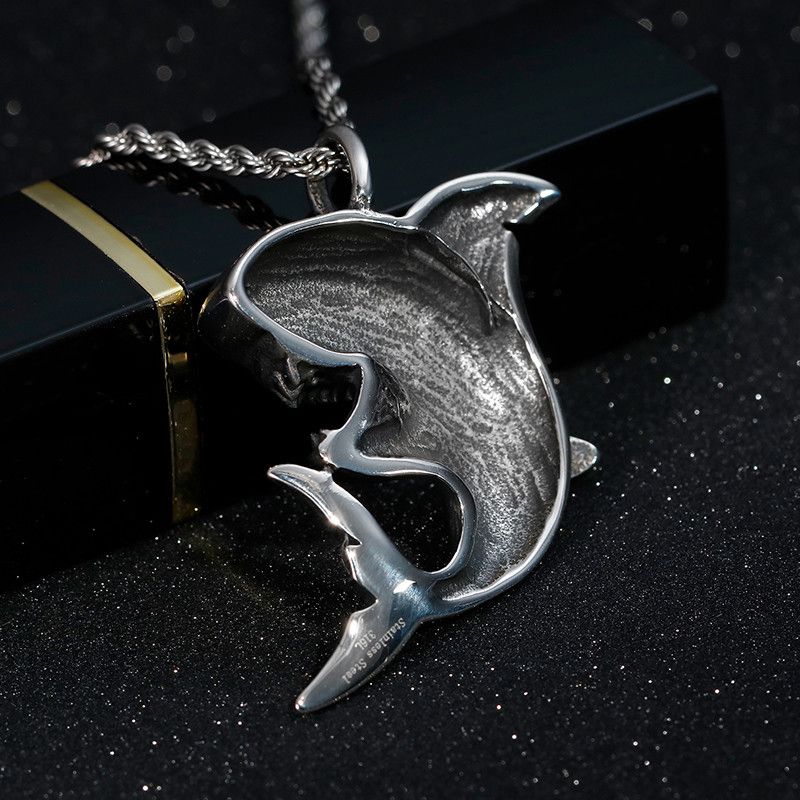 Jewelry Shark Pendant Necklace Size ONE SIZE - 4 Thumbnail