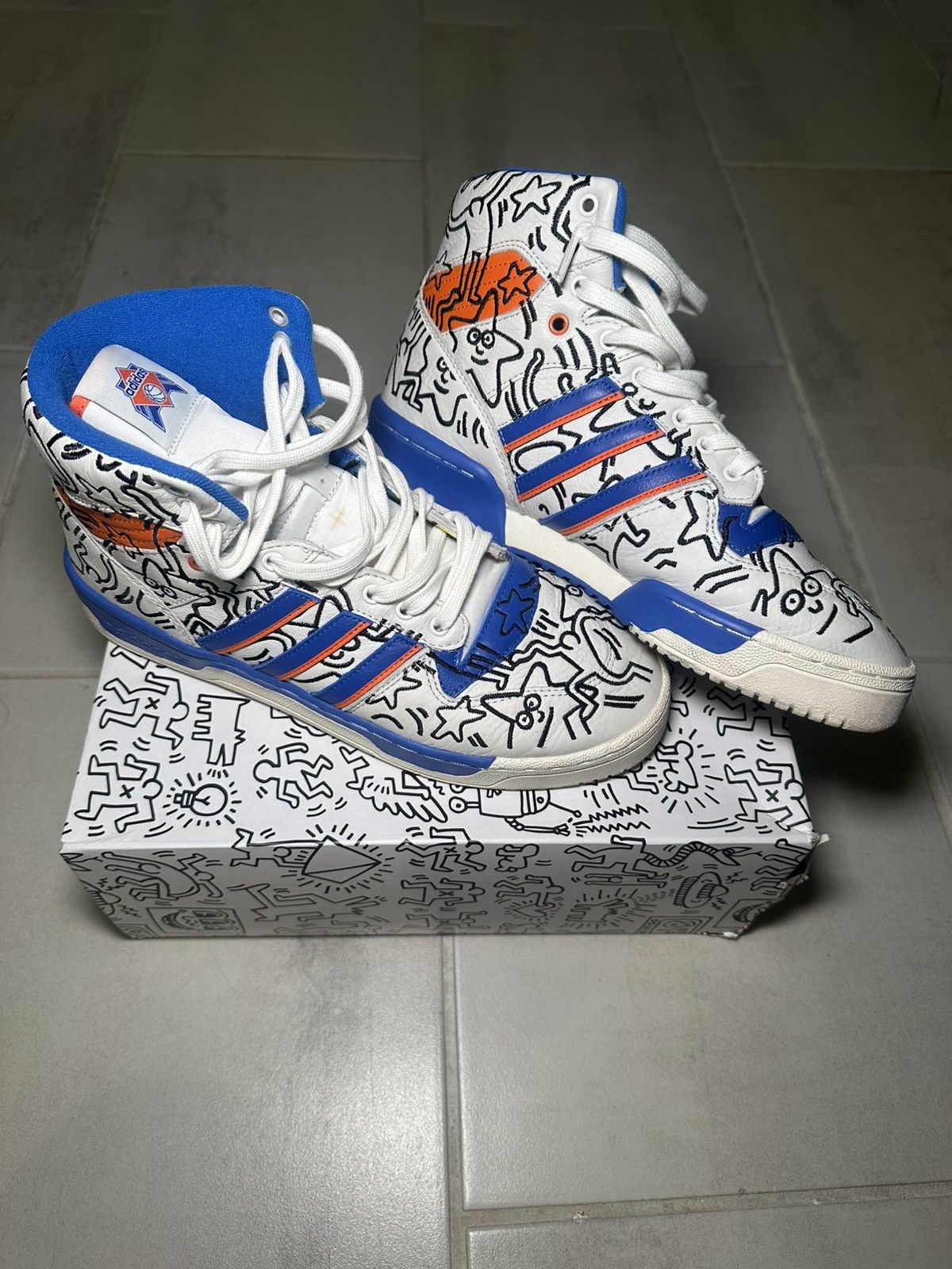 Keith Haring Adidas Rivalry High Keith Haring Size US 9.5 / EU 42-43 - 1 Thumbnail