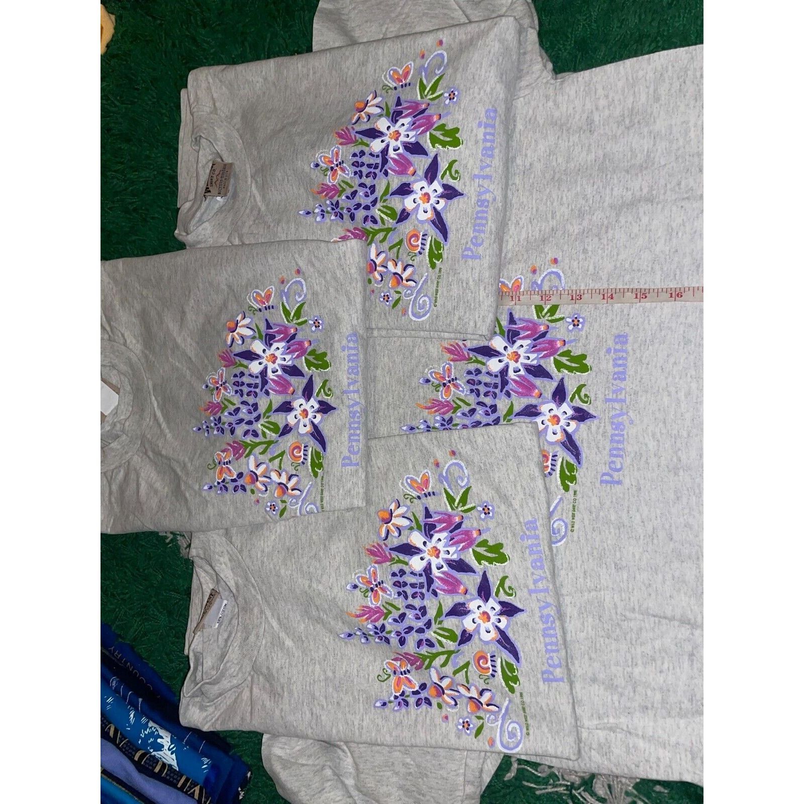 Vintage Vintage Pennsylvania Wildflower Shirt Tee Flower VTG 90s XL Size US XL / EU 56 / 4 - 12 Thumbnail