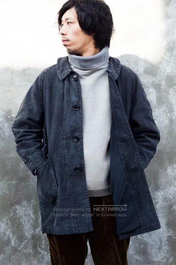 Porter Classic Gray Wool Turtleneck Sweatshirt. Size US XL / EU 56 / 4 - 7 Thumbnail