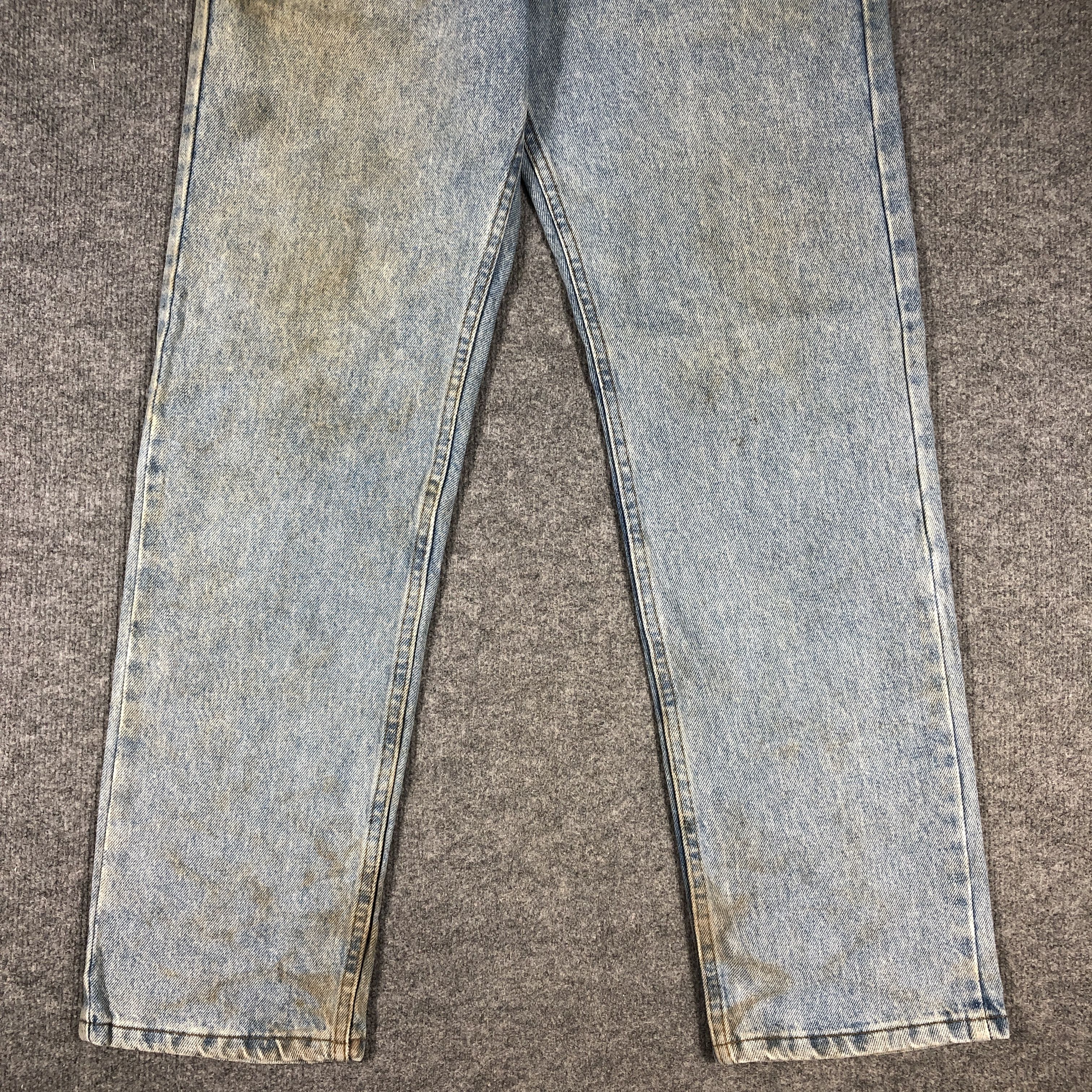 Lee × Vintage Vintage Lee Light Blue Wash Jeans Dirty L797 Size US 32 / EU 48 - 3 Thumbnail