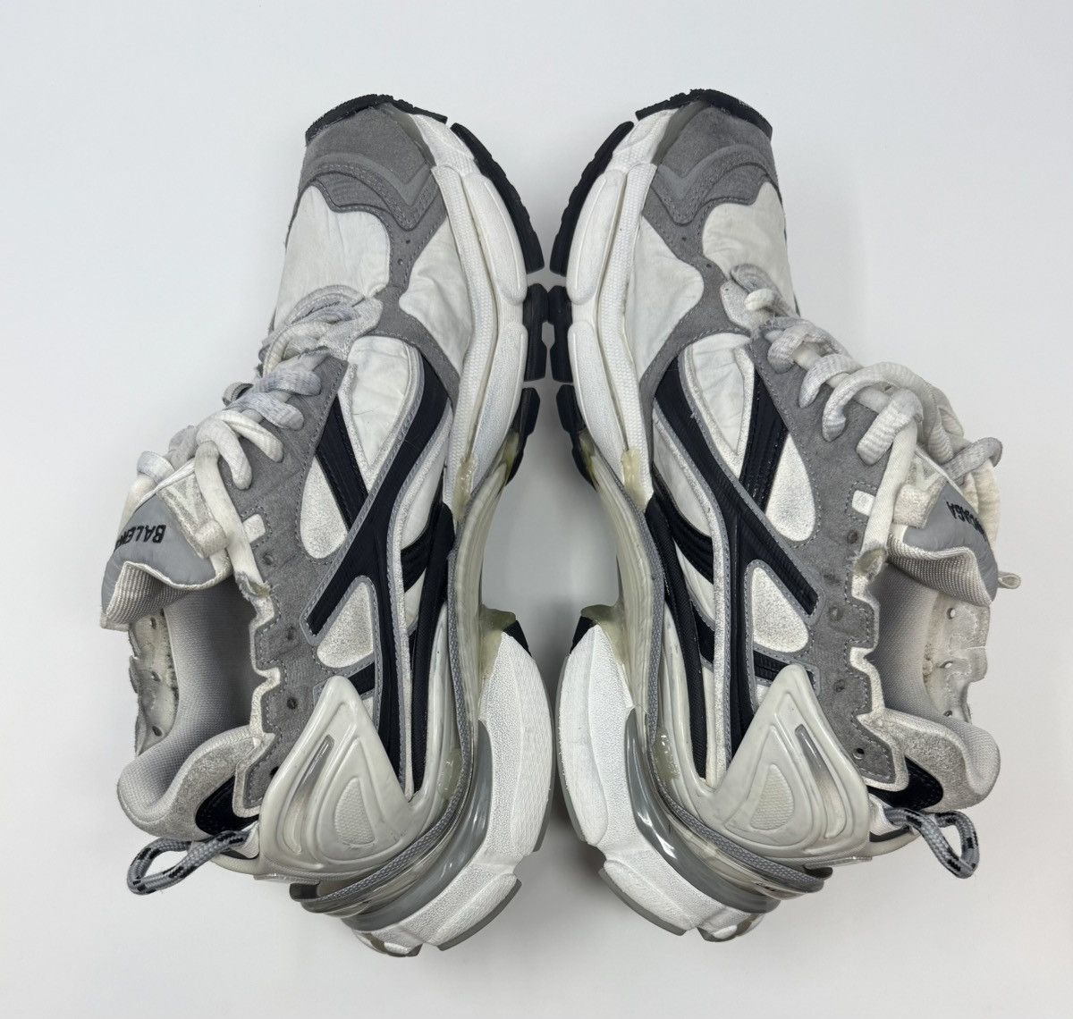 Balenciaga Balenciaga Runner Sneaker Grey/White/Black Size US 10 / EU 43 - 4 Thumbnail