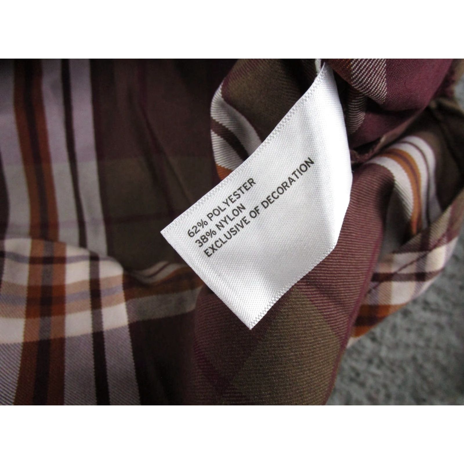 Vintage Alaskan Hardgear Shirt Womens S Bitterroot Plaid Long Sleeve Nylon Outdoor NEW Size S / US 4 / IT 40 - 5 Thumbnail