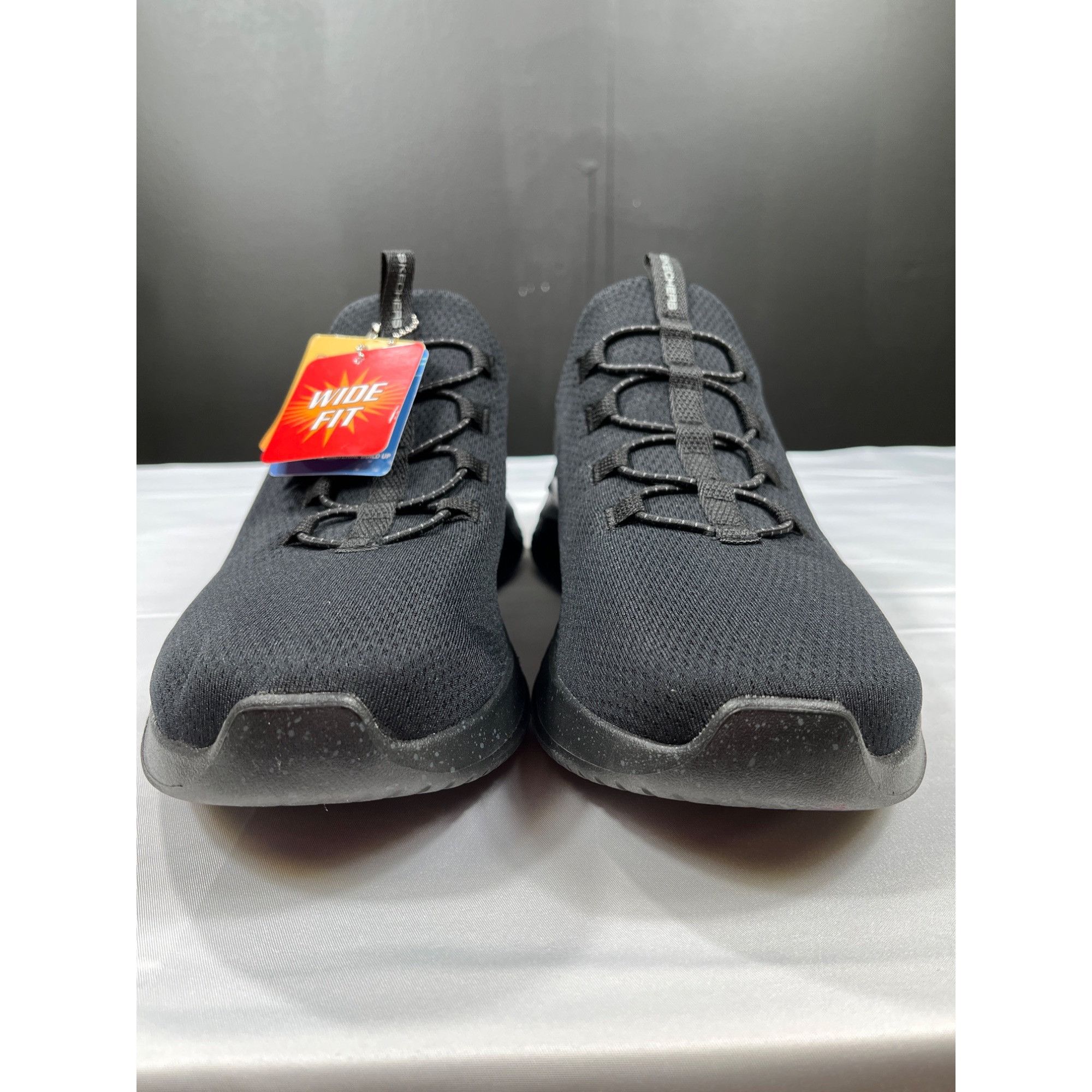 SKECHERS Skechers Mens Black Slip On Sneakers Size 11.5 SKU 7355 Size US 11.5 / EU 44-45 - 5 Thumbnail