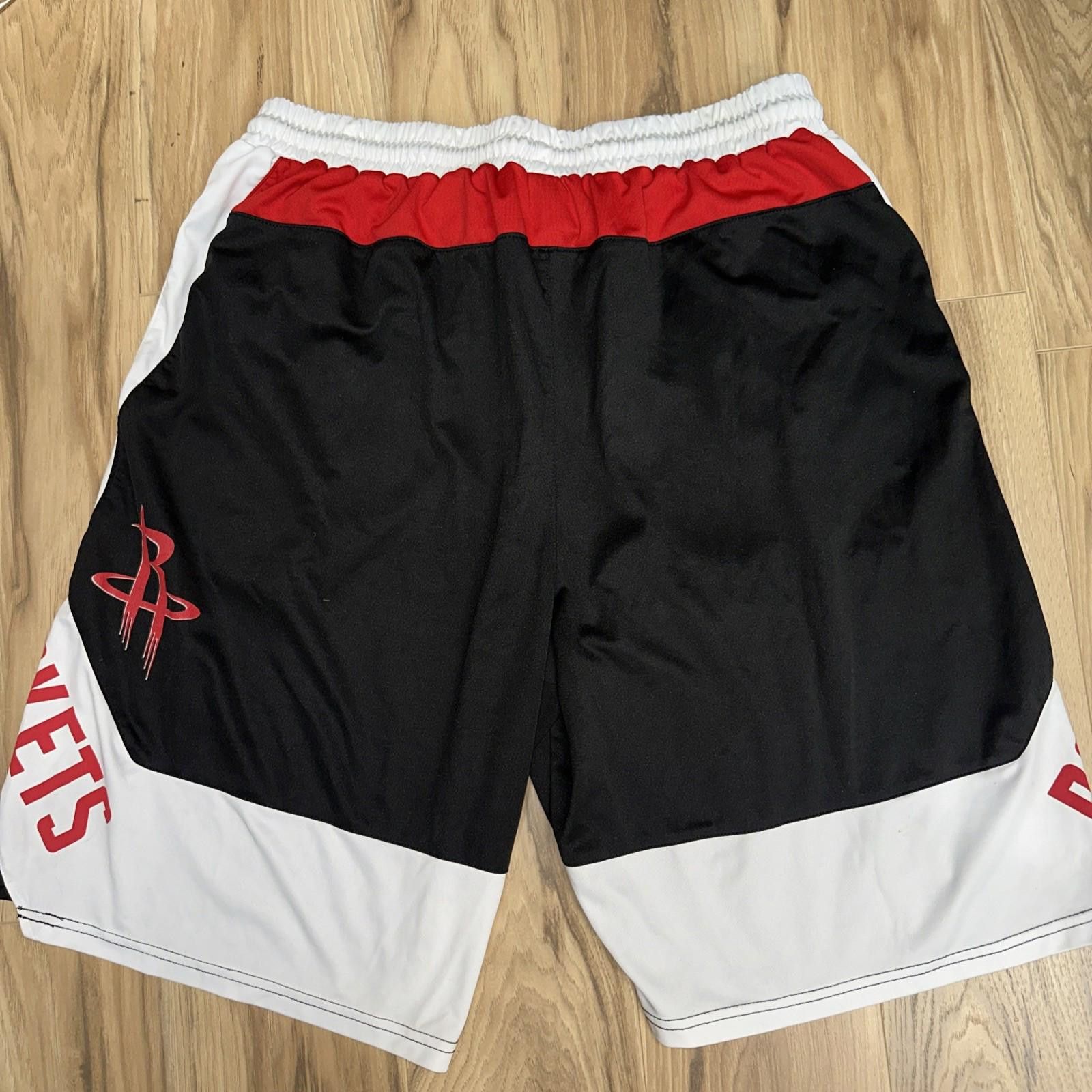 Other NBA Red Black White Team Issued Houston Rockets Shorts XL Size ONE SIZE - 5 Thumbnail
