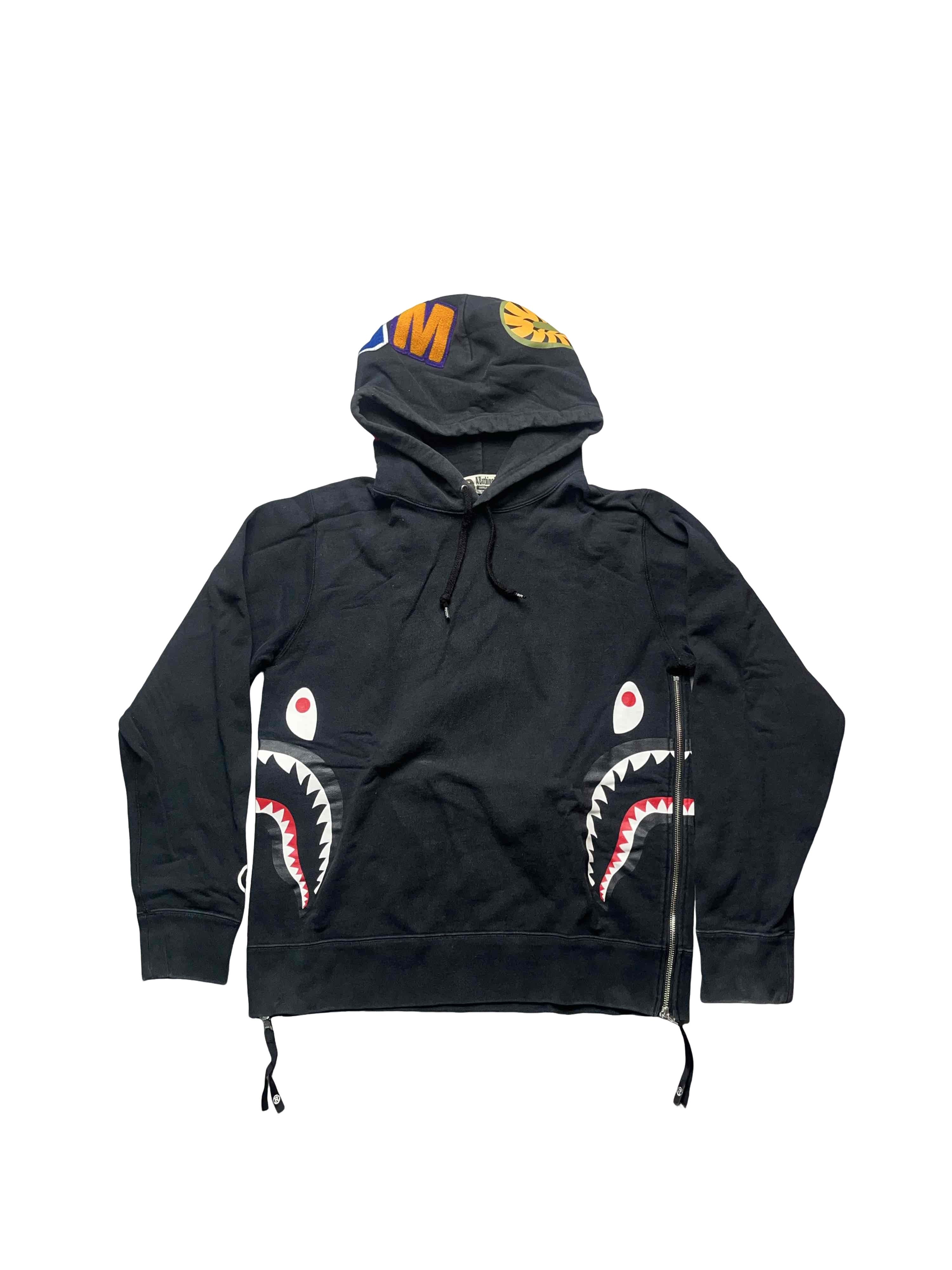 Bape × Lacoste Bape x Lacoste Shark/Alligator Hoodie | Grailed