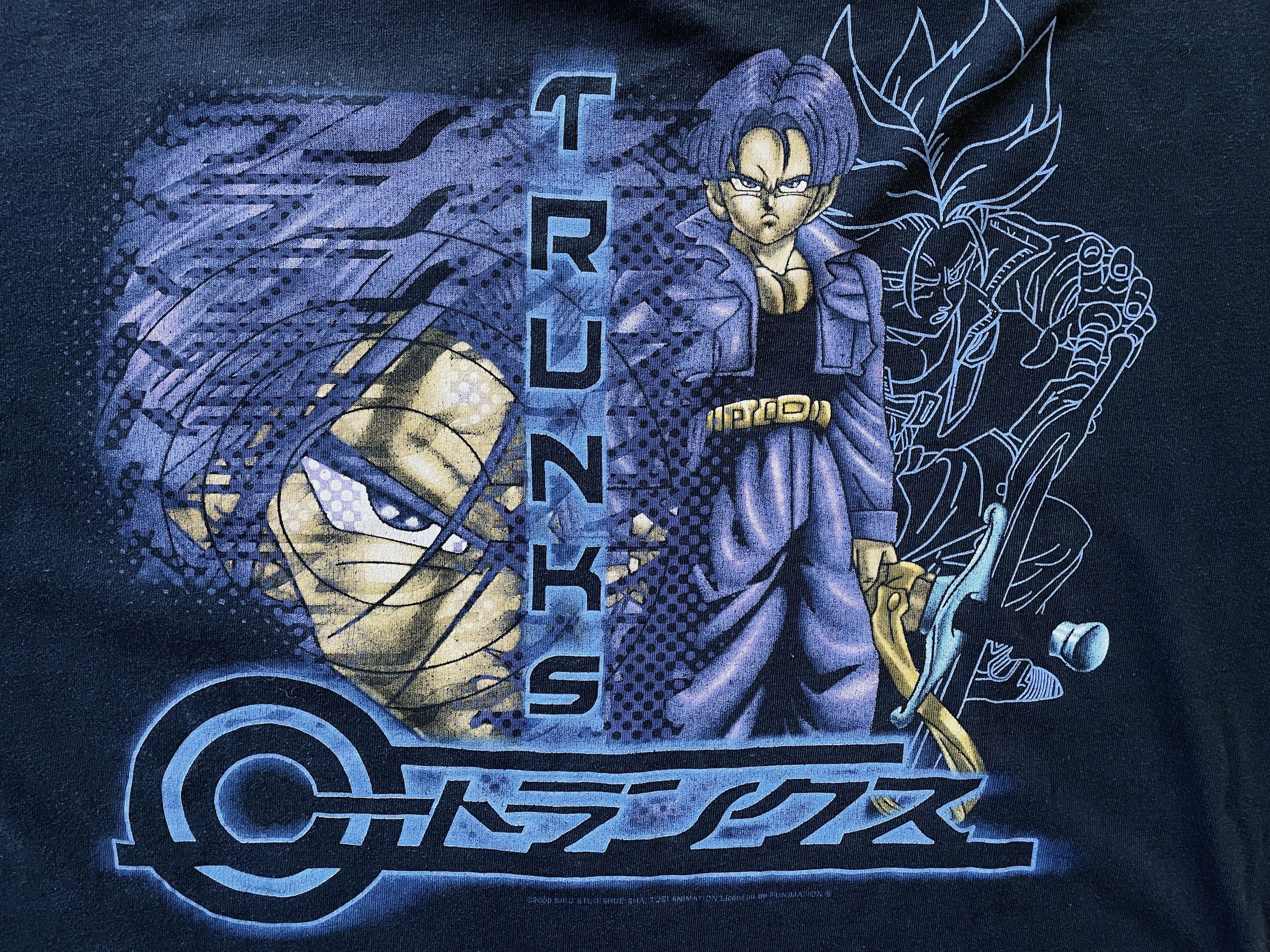 Anime × Japanese Brand × Vintage Vintage 2000 Dragon Ball Z Trunks T-shirt Size US XL / EU 56 / 4 - 3 Thumbnail