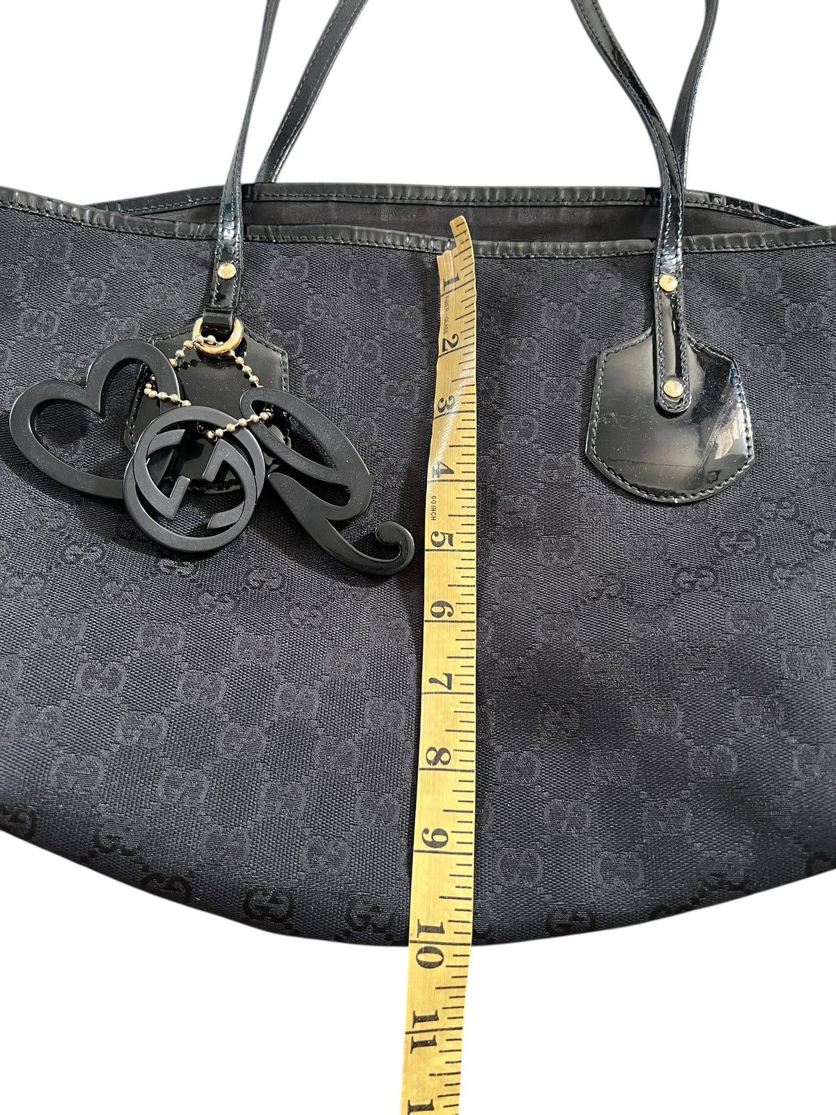 Gucci Gucci Black GG Canvas Jolie Tote Bag Size ONE SIZE - 22 Thumbnail