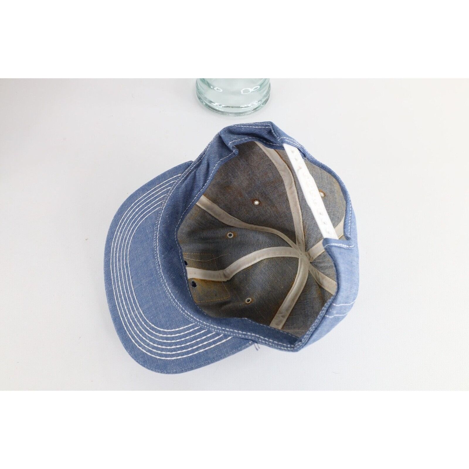 Vintage Deadstock Vintage 80s K Brand BFI Garbage Can Patch Hat Size ONE SIZE - 7 Thumbnail