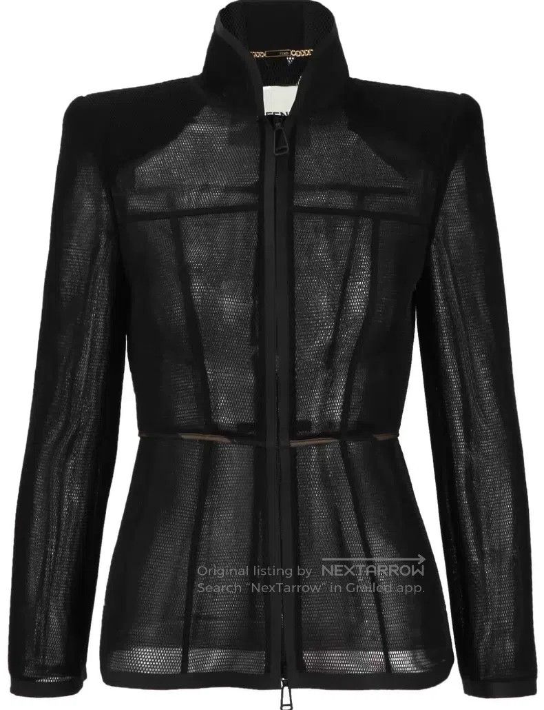 Fendi Fendi Show model black lace jacket Size XS / US 0-2 / IT 36-38 - 1 Thumbnail