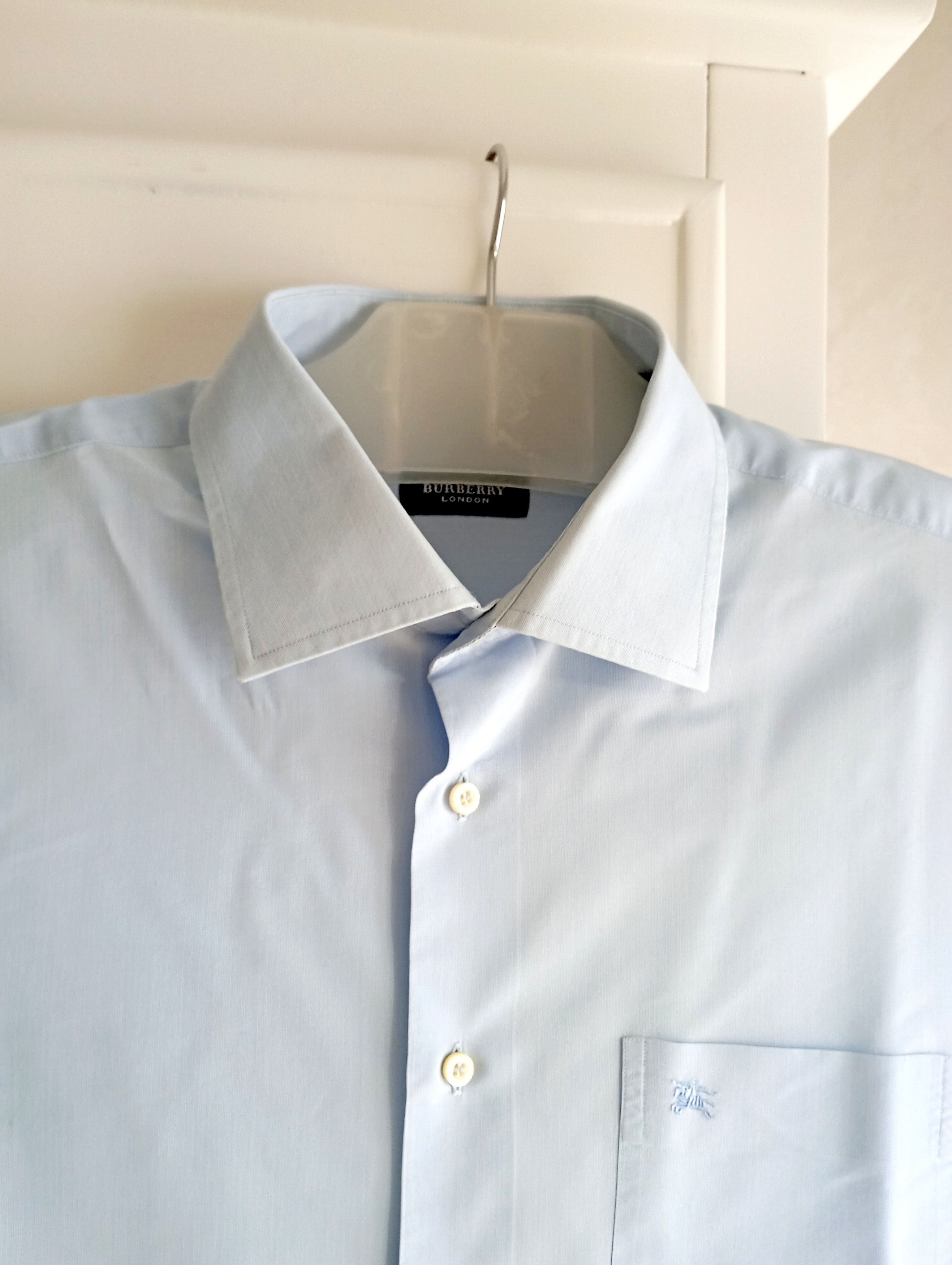 Burberry × Vintage Burberry London 90s Shirt Long Sleeve Size L Size US L / EU 52-54 / 3 - 2 Thumbnail