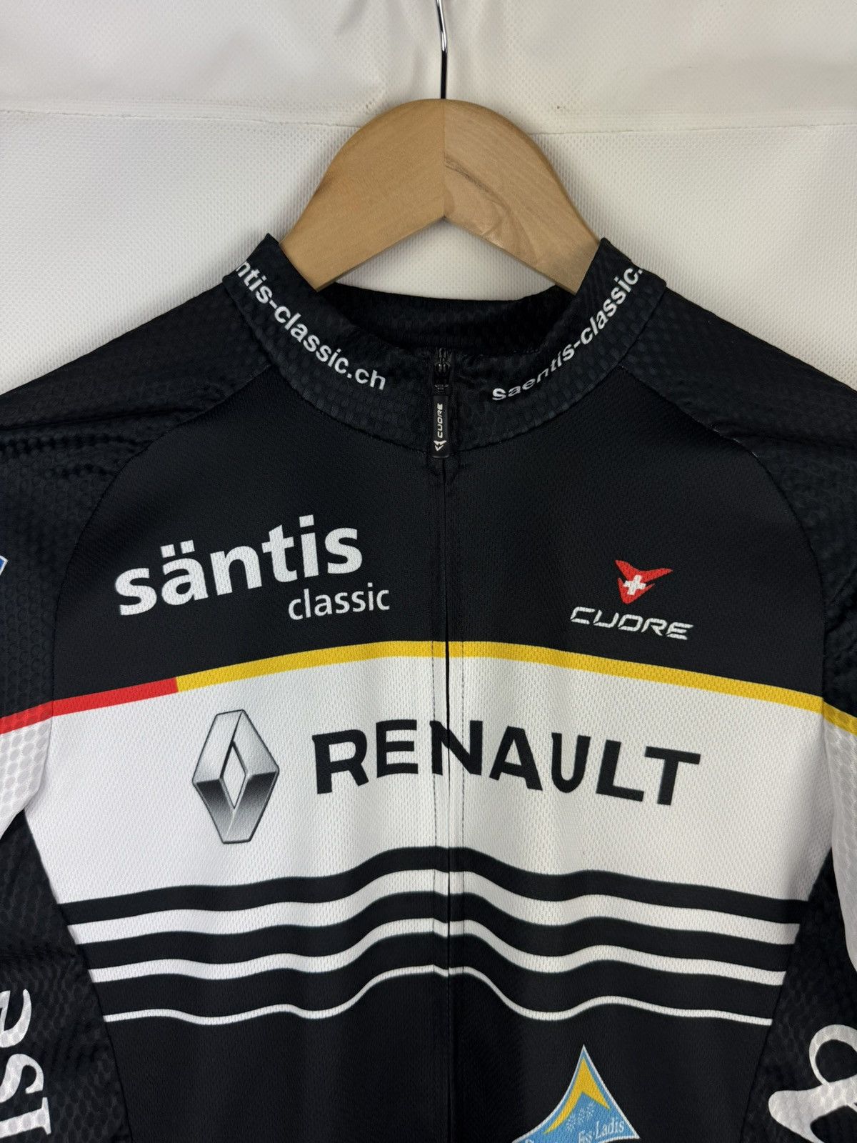 Other Cudre Santis Classic Renault Full Zip Cycling Jersey Shirt Size US M / EU 48-50 / 2 - 8 Thumbnail