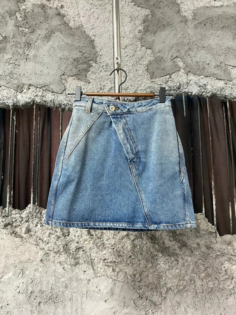 Loewe Loewe Denim Mini Skirt Size US 34 / EU 50 - 1 Thumbnail