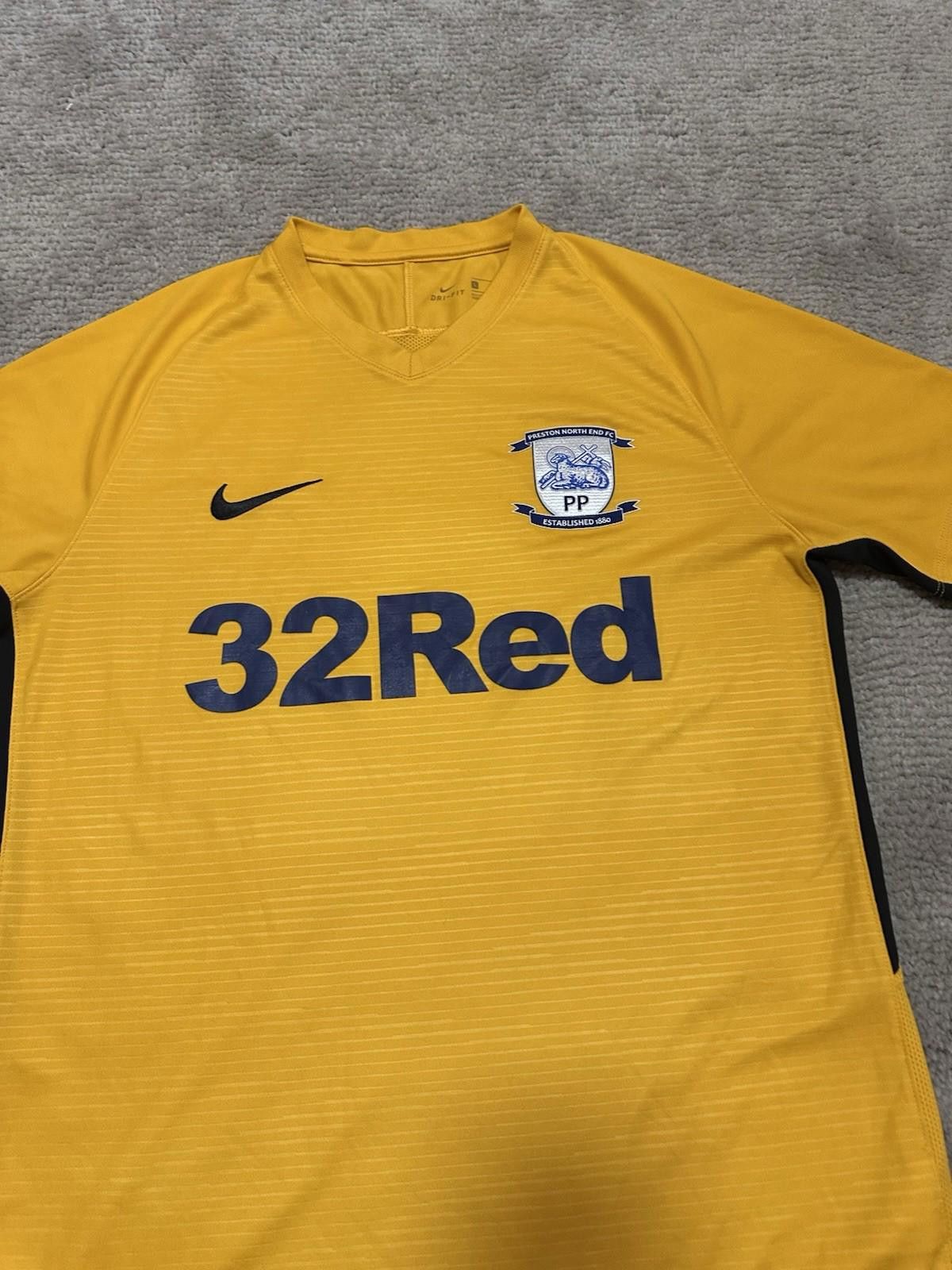 Nike Nike 2018-19 Preston North End Football Shirt Soccer Jersey Size US L / EU 52-54 / 3 - 2 Thumbnail