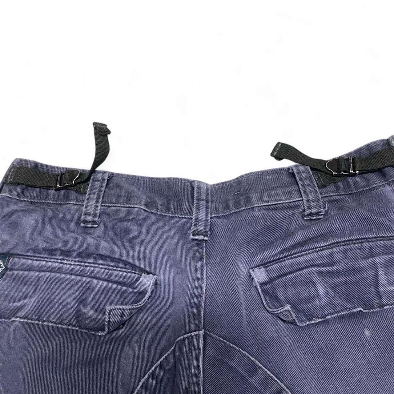 Other Vintage cargo pocket navy canvas paint splattered shorts Size US 31 - 7 Thumbnail