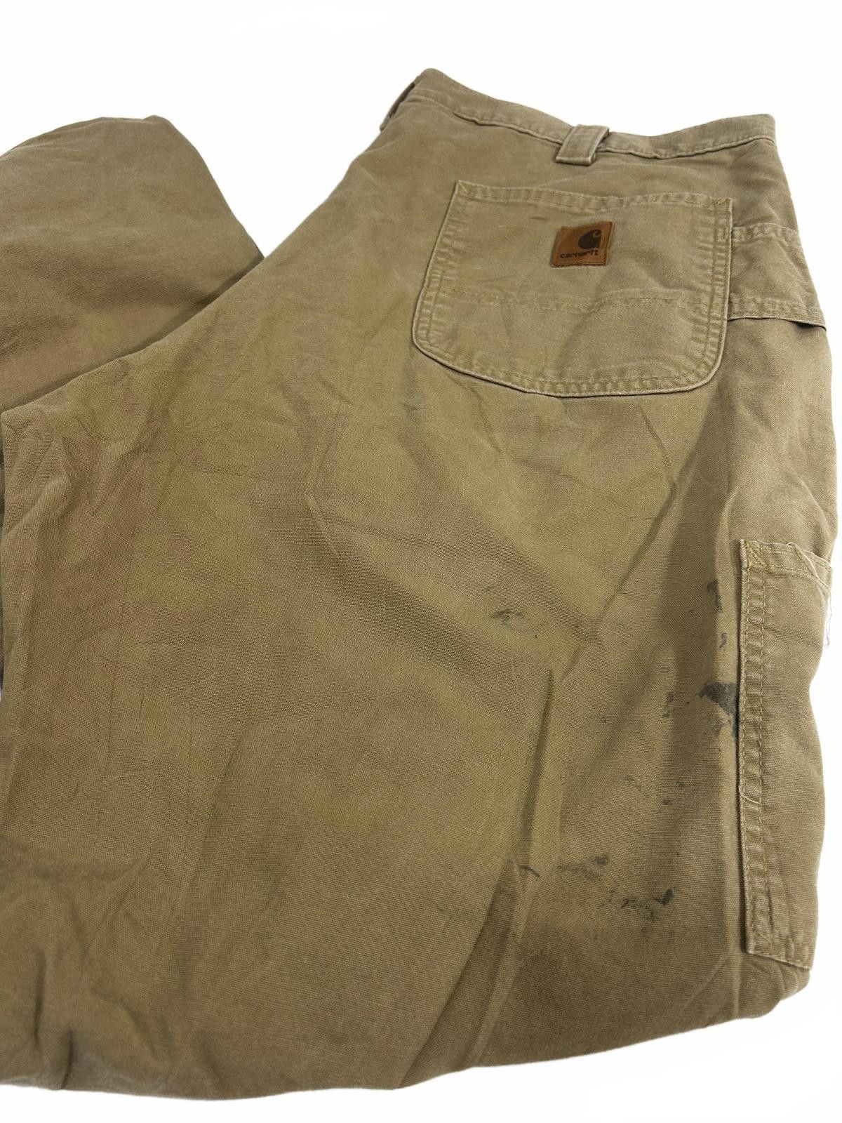 Carhartt Carhartt Men's Carpenter Pants Tan 40X32 Size US 40 / EU 56 - 2 Thumbnail