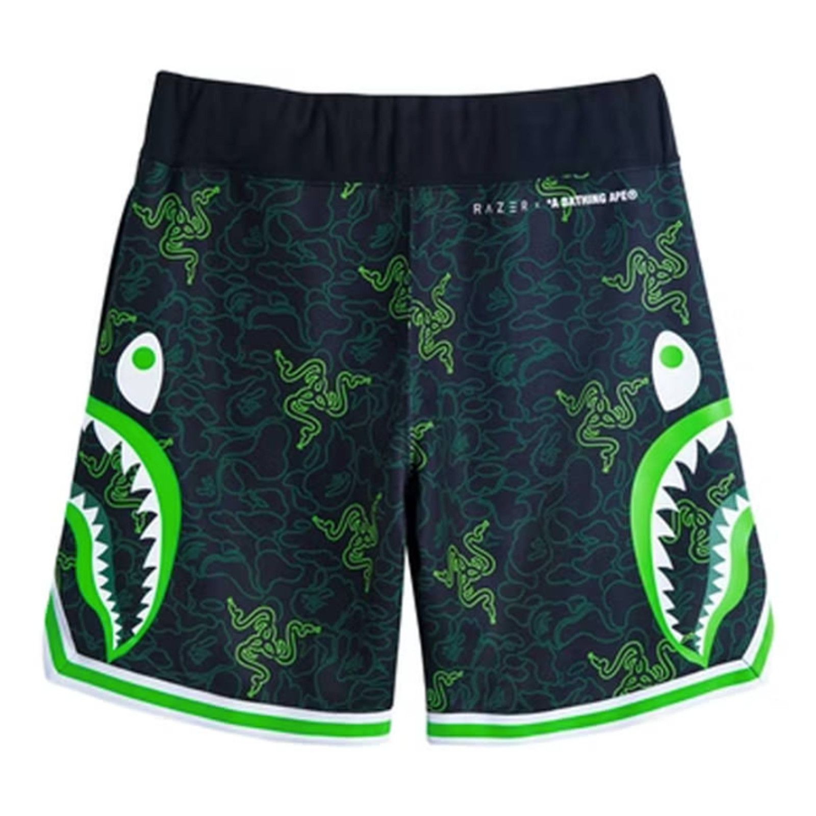 Bape Bape X Razer Neon Camo Basketball Sweat Shorts Size XXL Size US 39 - 2 Thumbnail