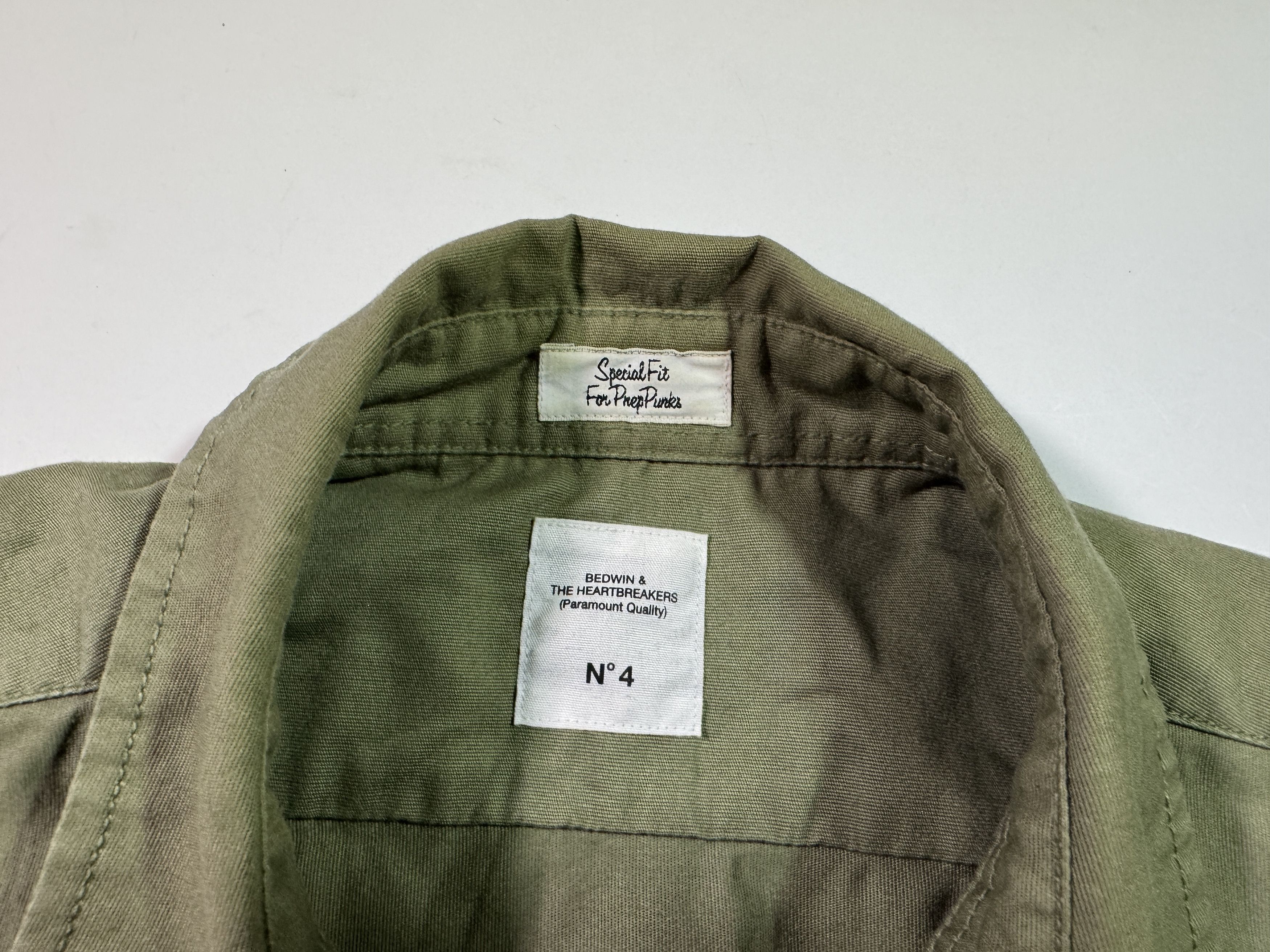 Bedwin & The Heartbreakers Bedwin & The Heartbreakers Button Up Shirt Olive Size L / XL Size US XL / EU 56 / 4 - 7 Thumbnail