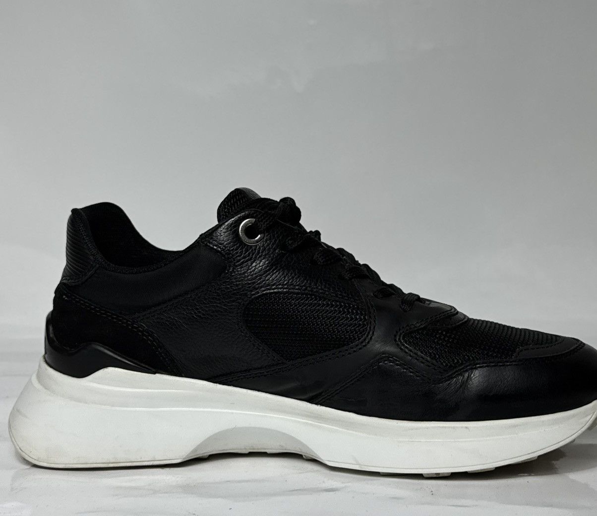 Baldinini Baldinini Black Leather Casual Shoes Sneakers Size 40 Size US 7 / EU 40 - 6 Thumbnail