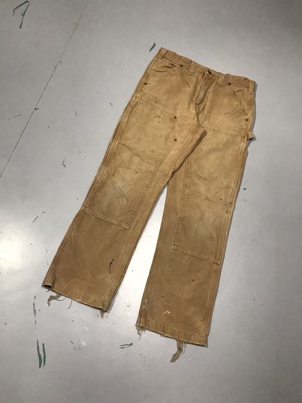 Carhartt Vintage Carhartt faded double knee workwear Size US 34 / EU 50 - 3 Thumbnail