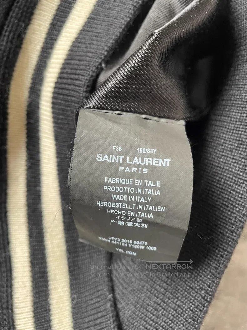Saint Laurent Paris Saint Laurent Paris Zebra print patchwork woolen baseball Size XS / US 0-2 / IT 36-38 - 5 Thumbnail