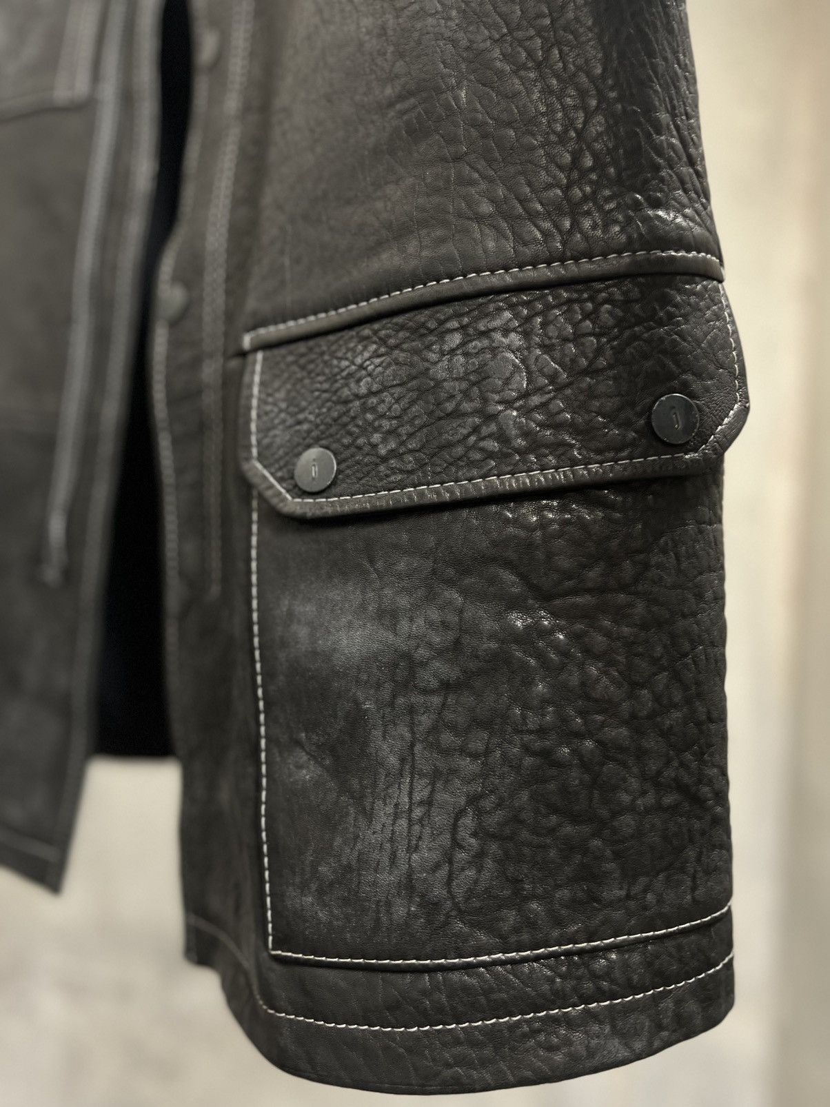 John Varvatos Vintage Horse Culatta leather Car coat Size US M / EU 48-50 / 2 - 17 Thumbnail