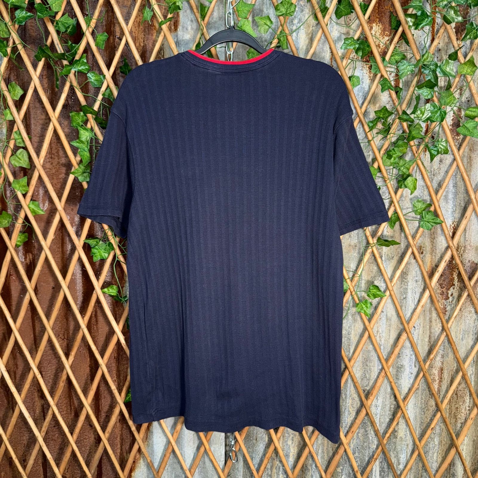 Tommy Hilfiger Vintage Y2K Tommy Hilfiger embroidered logo striped t-shirt Size US XL / EU 56 / 4 - 2 Thumbnail