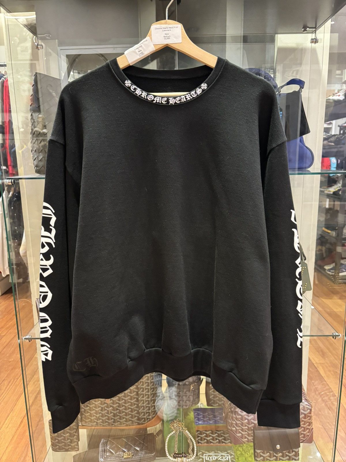 Chrome Hearts Chrome Hearts Neck Logo Crewneck Size US M / EU 48-50 / 2 - 1 Thumbnail