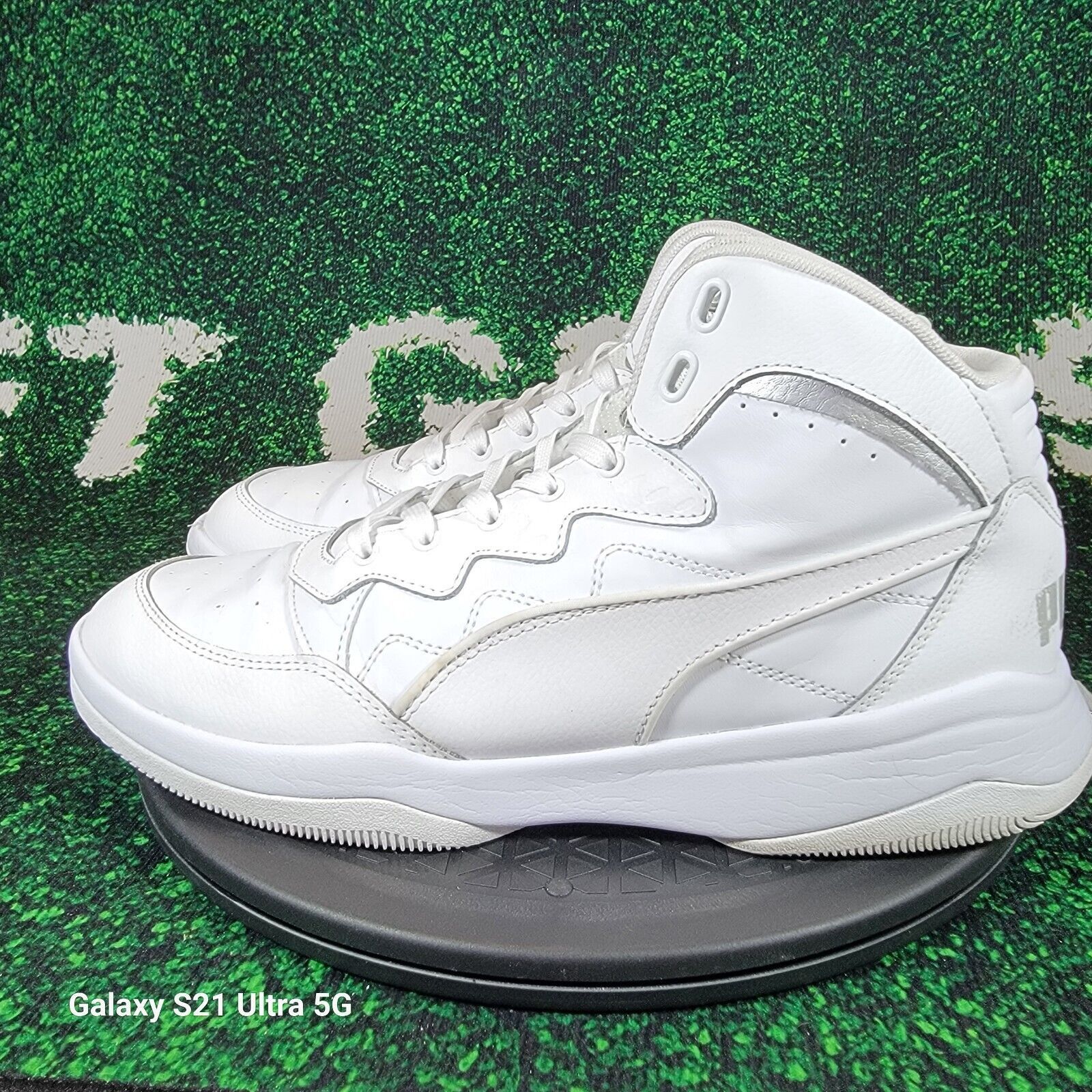 Puma Puma Mens Sz 10.5 Rb Playoff Lace Up Sneakers Casual White Size US 10.5 / EU 43-44 - 2 Thumbnail